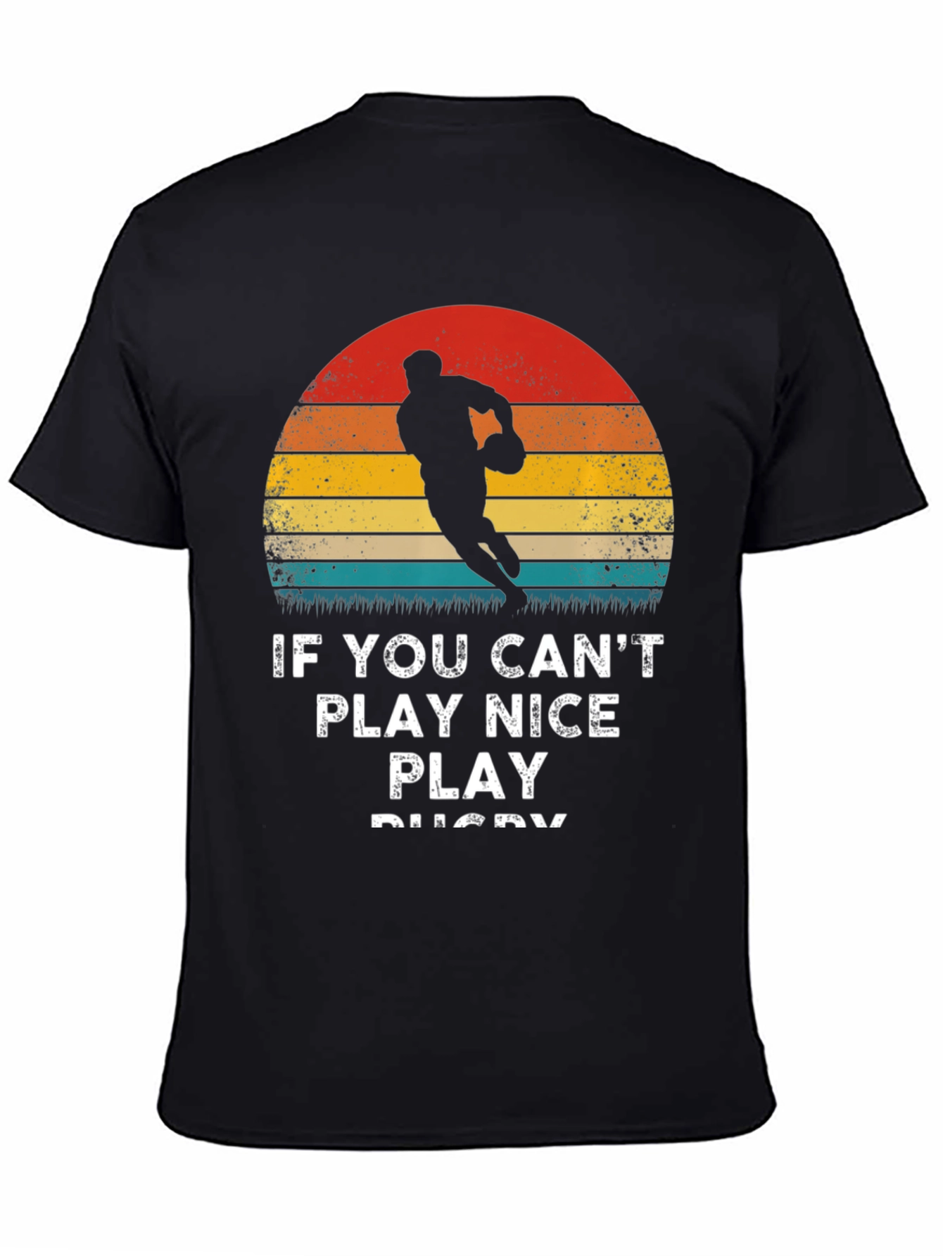 Play Rugby T-Shirt - Retro Style