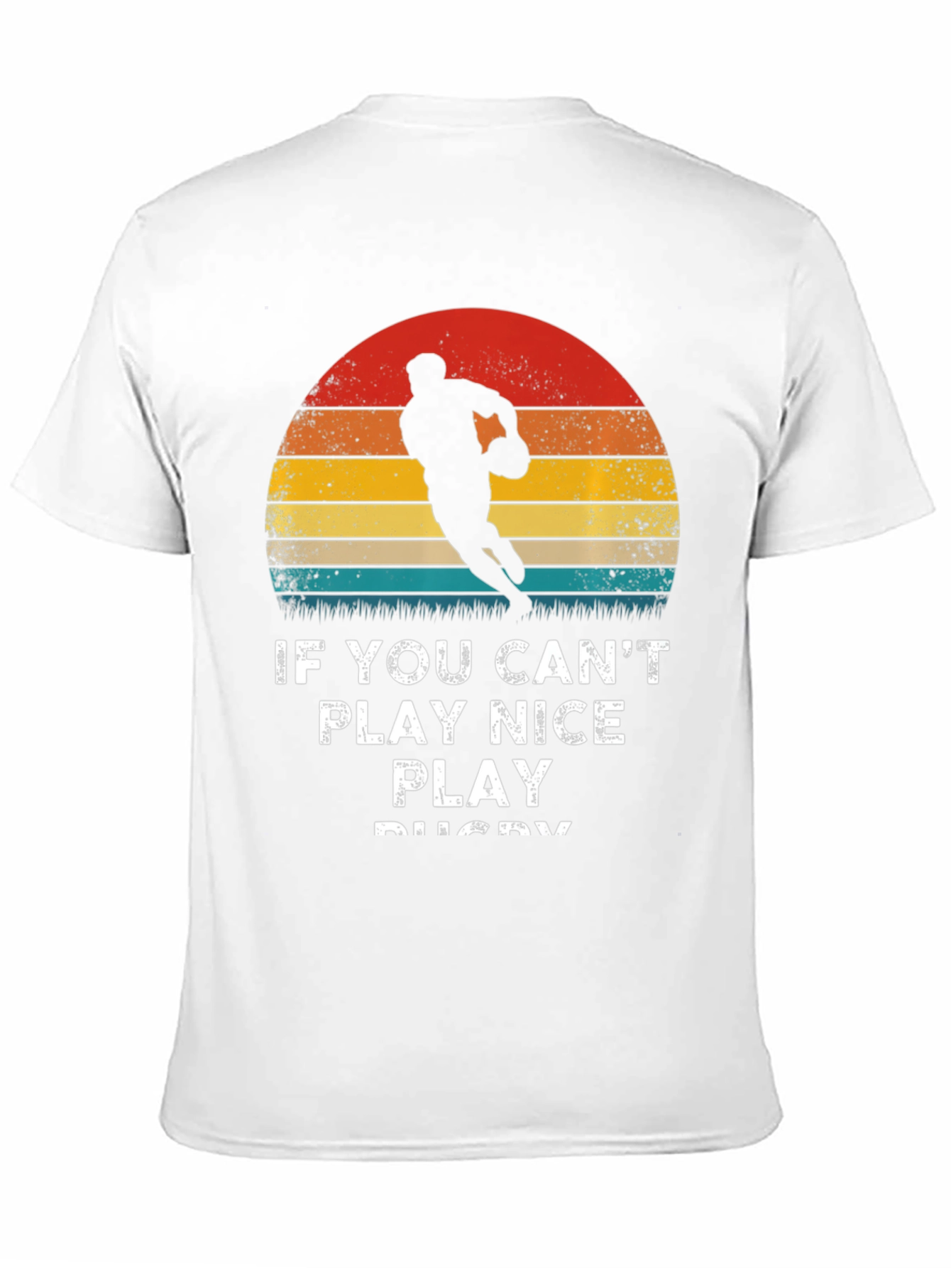 Play Rugby T-Shirt - Retro Style