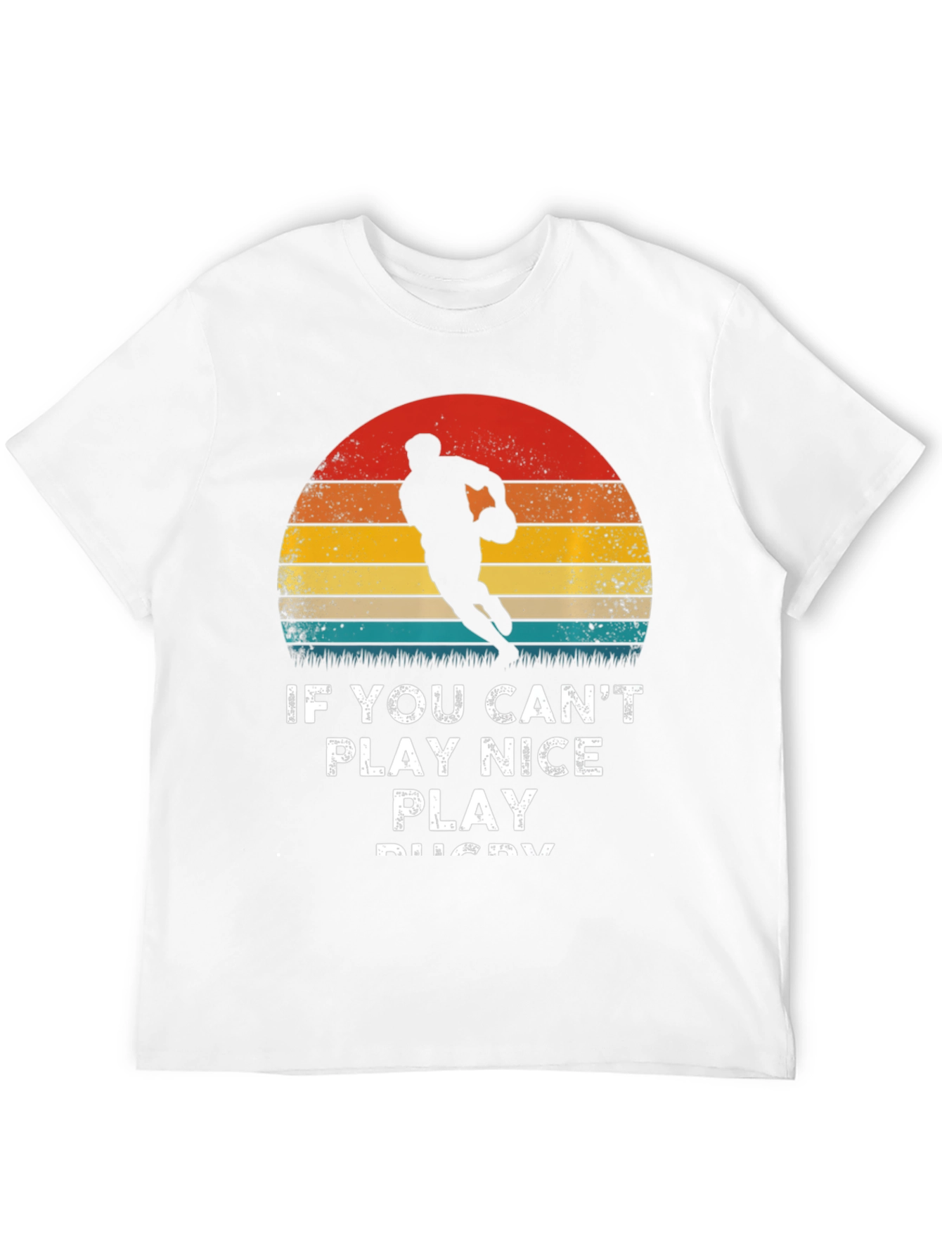 Play Rugby T-Shirt - Retro Style