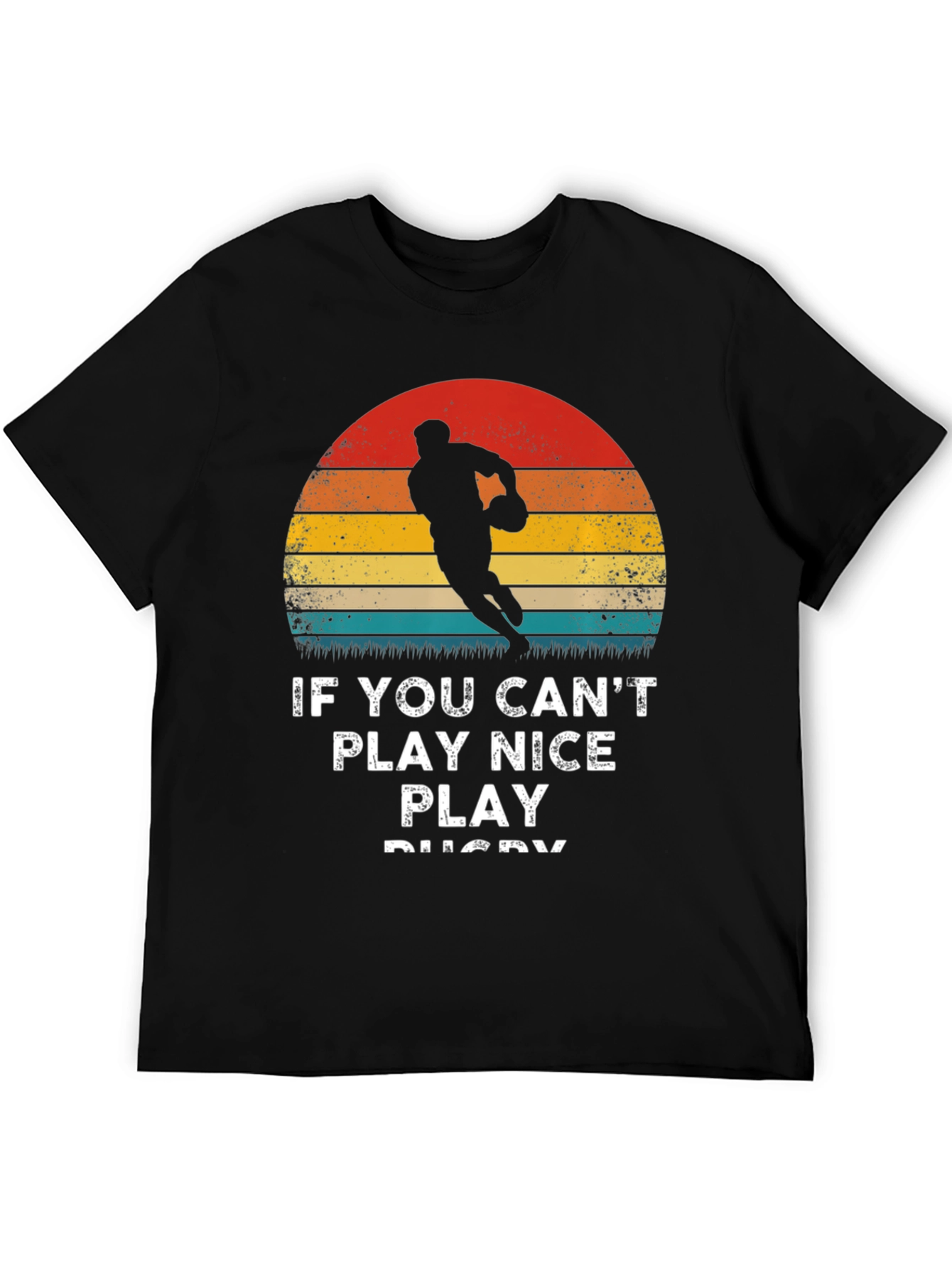 Play Rugby T-Shirt - Retro Style