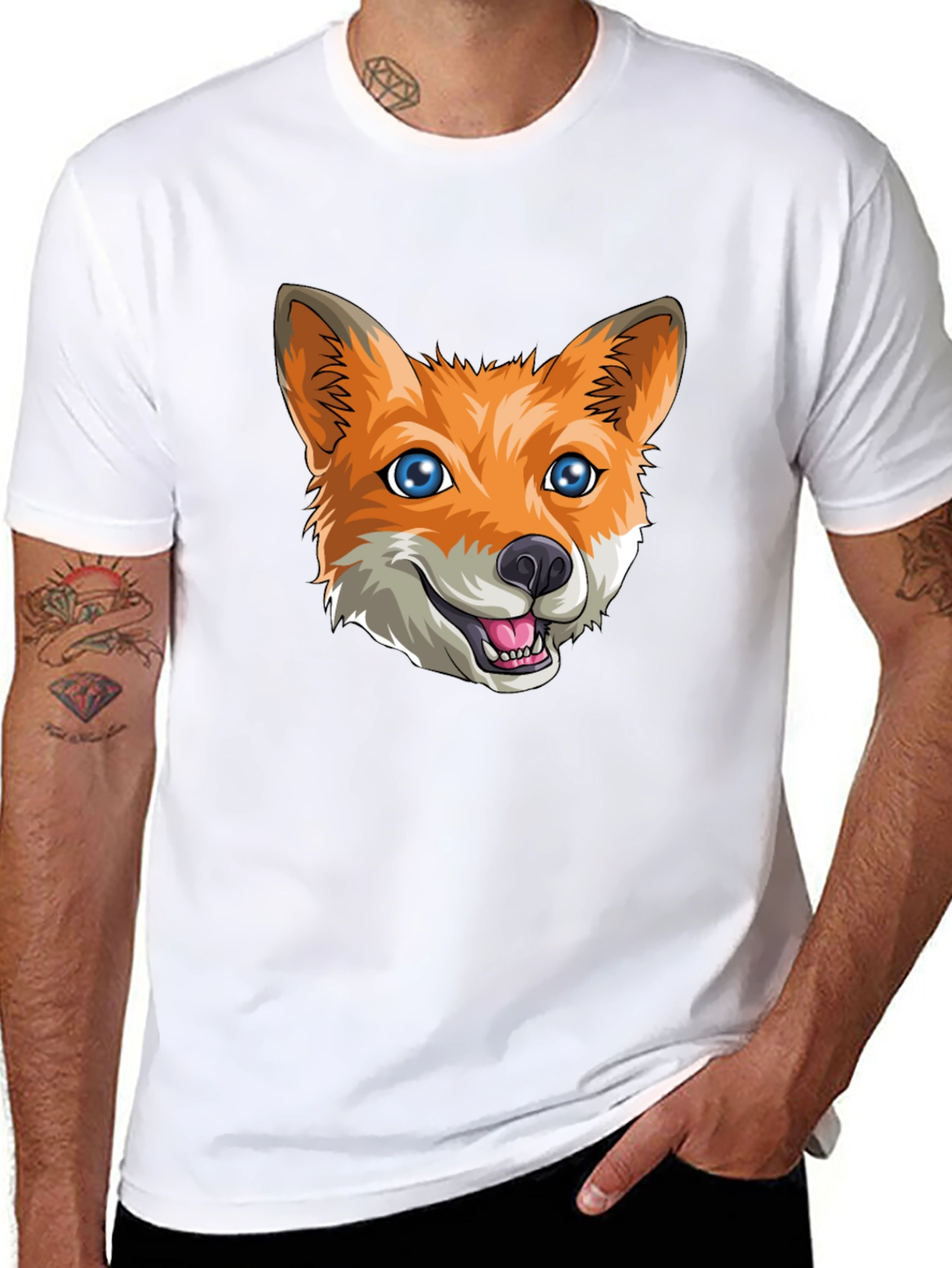 Fox Graphic T-Shirt - Fun Stylish Comfortable Tee