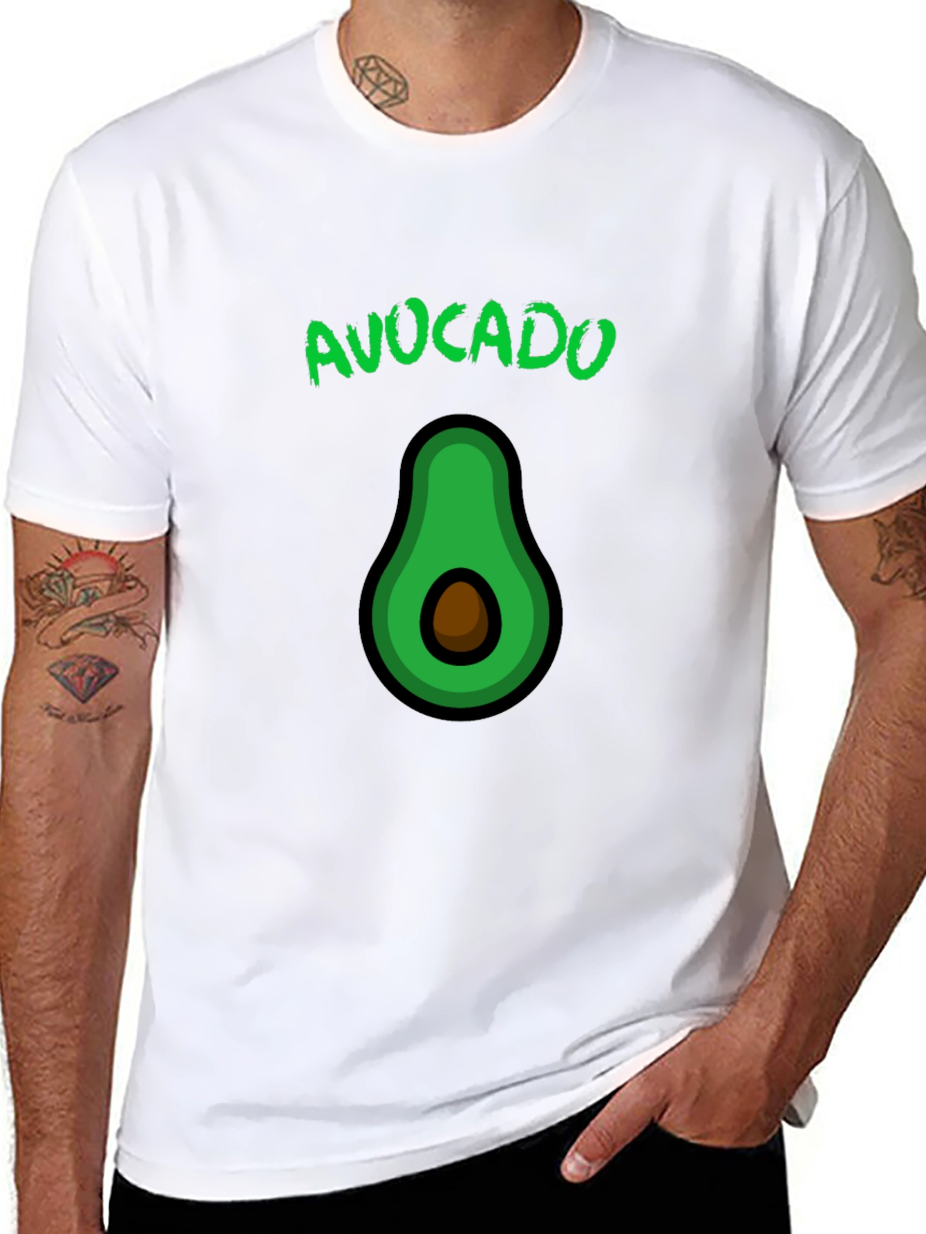 Avocado T-Shirt - Funny Fruit Graphic Tee