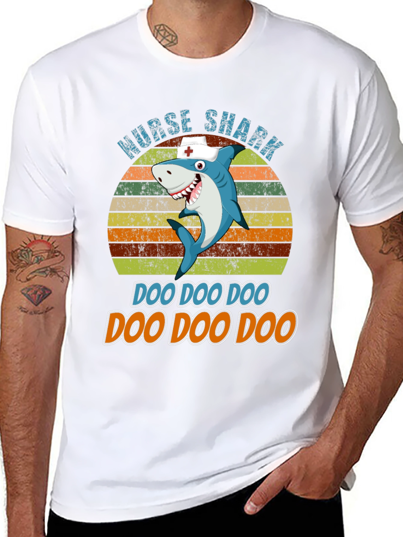 Nurse Shark Doo Doo Doo Graphic Tee