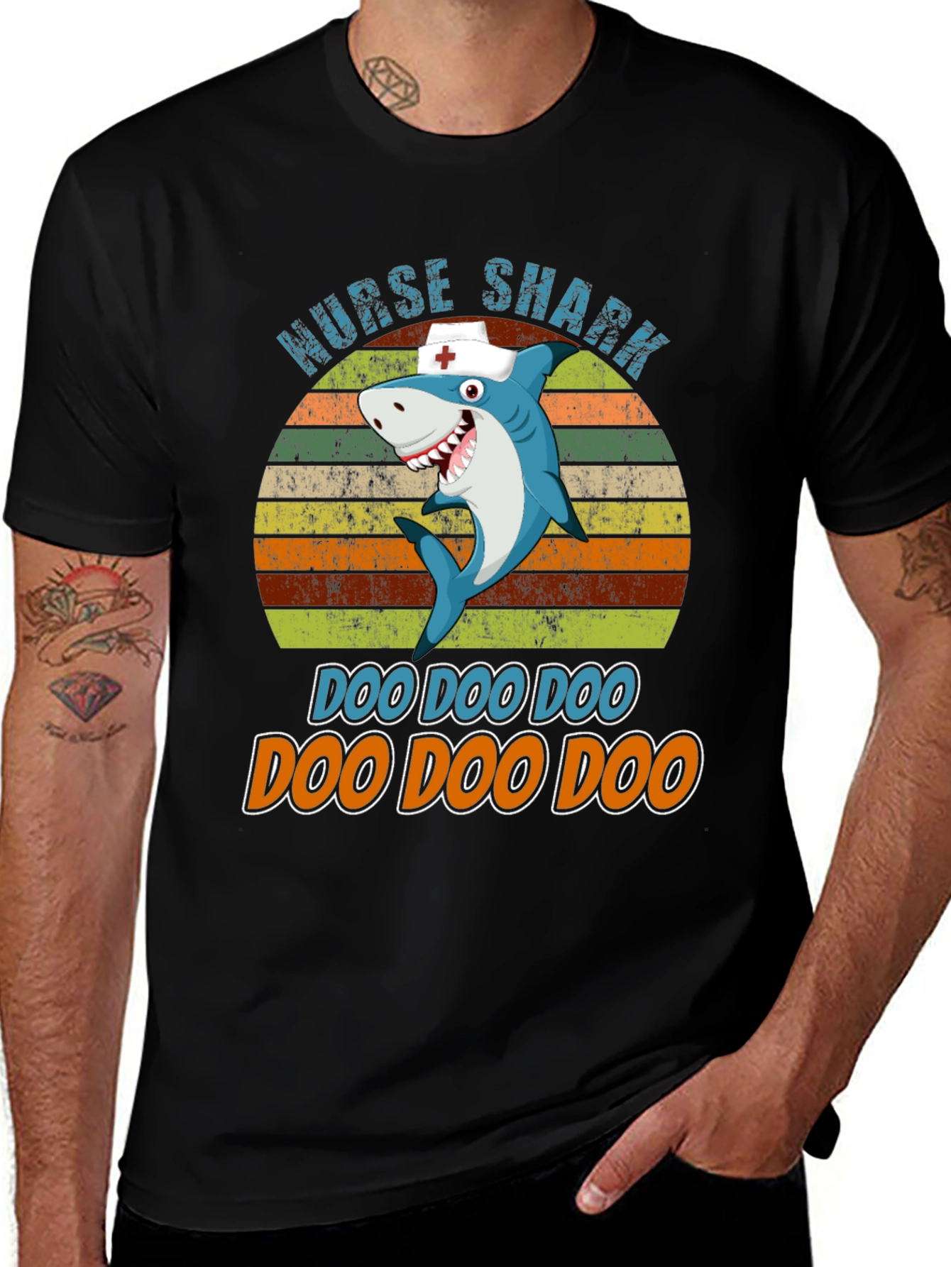 Nurse Shark Doo Doo Doo Graphic Tee
