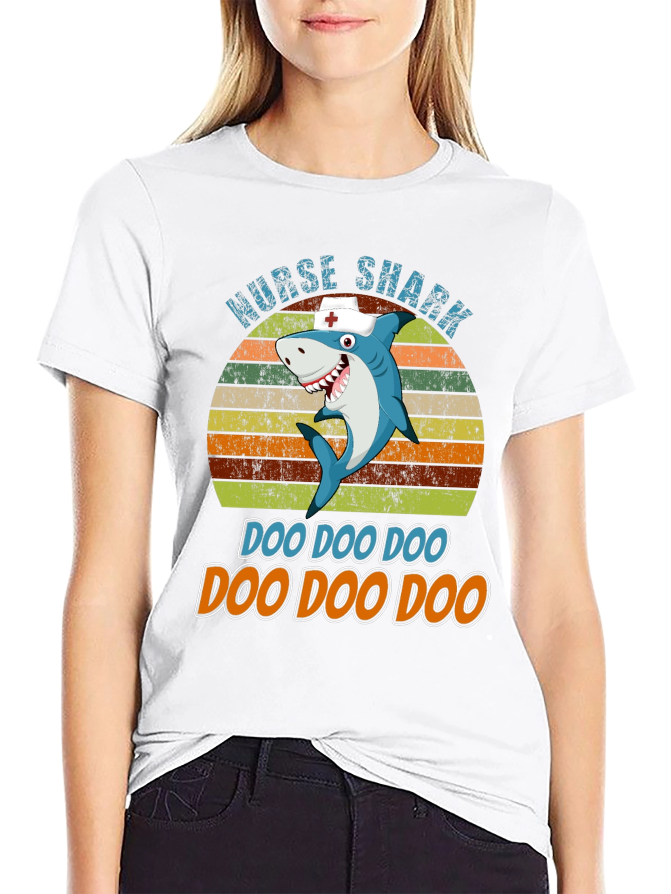 Nurse Shark Doo Doo Doo Graphic Tee