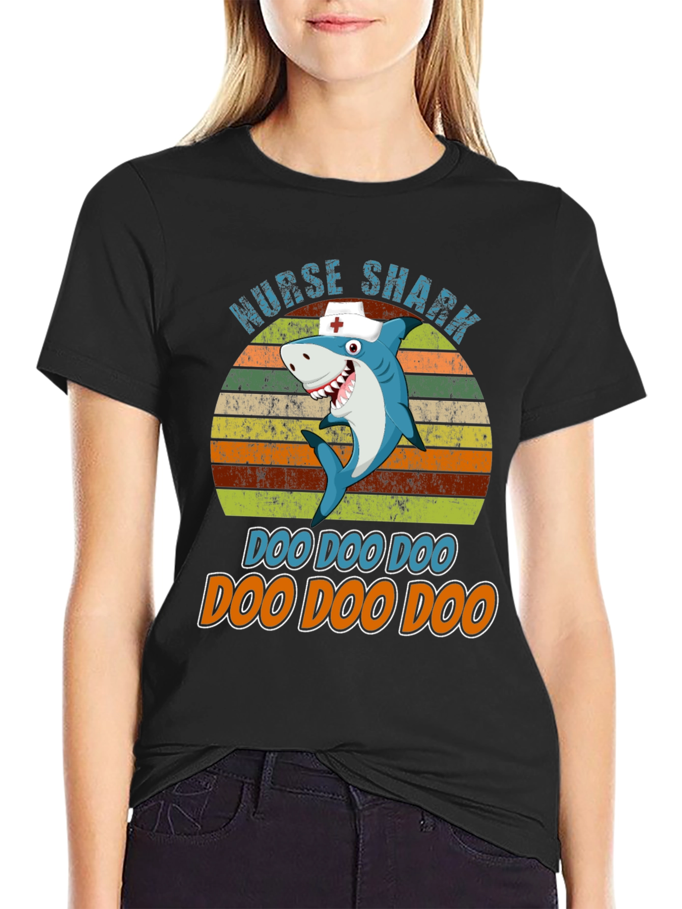 Nurse Shark Doo Doo Doo Graphic Tee