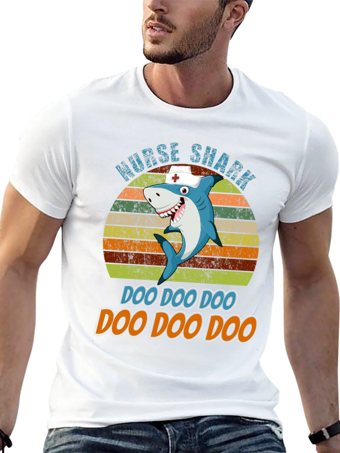 Nurse Shark Doo Doo Doo Graphic Tee