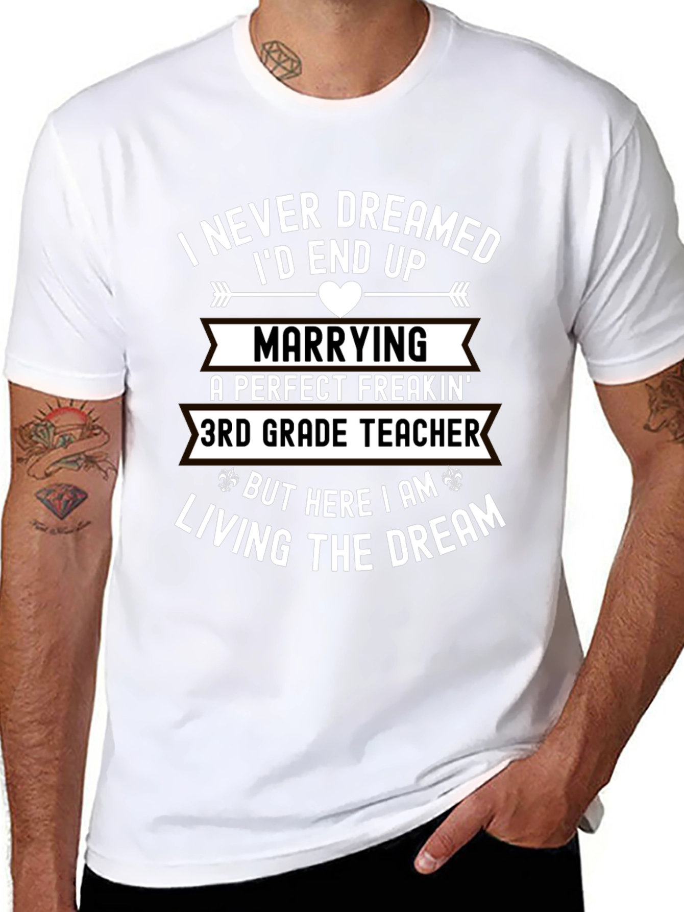 Funny 3rd Grade Teacher Marriage T-Shirt