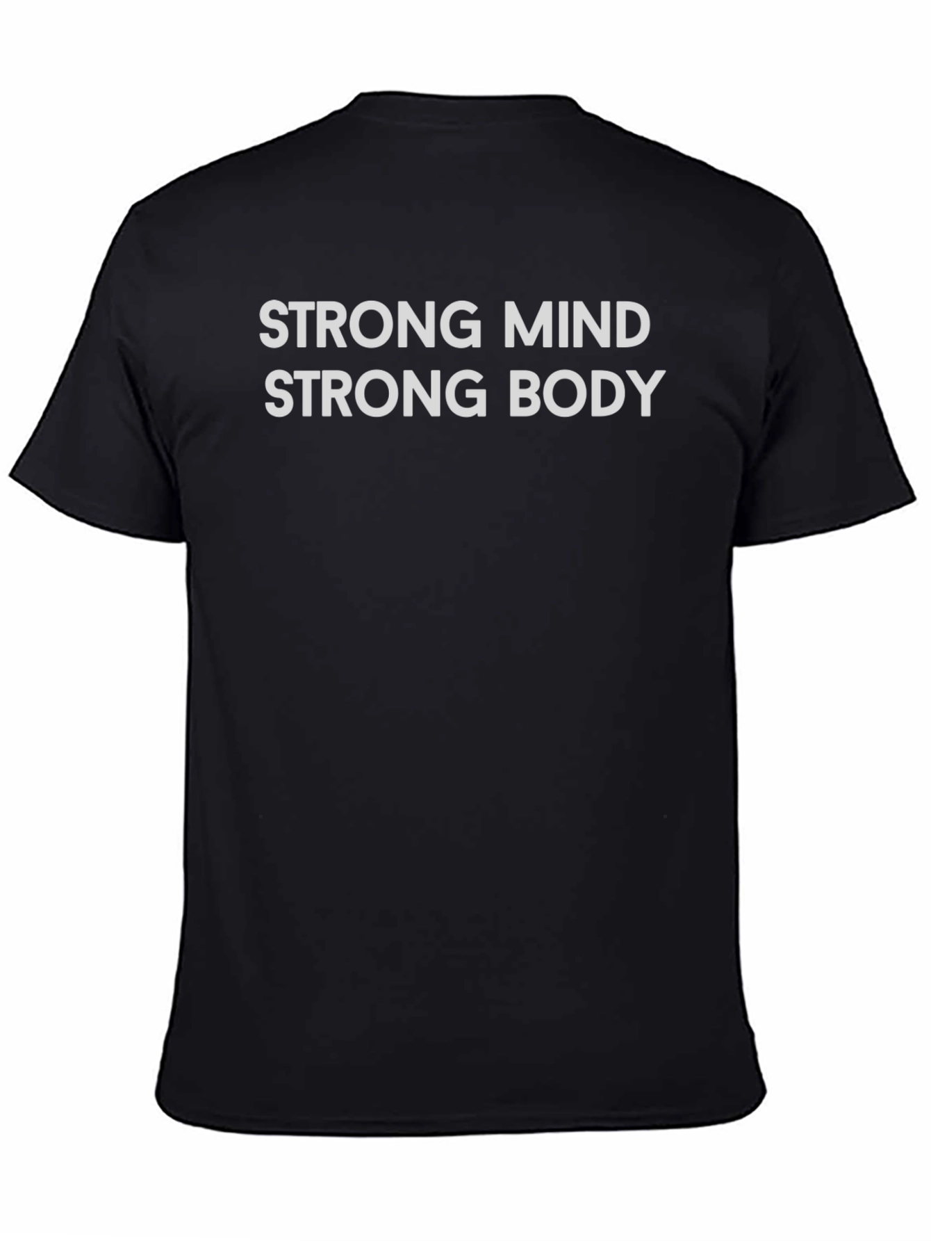 Strong Mind Strong Body Graphic Tee - Black