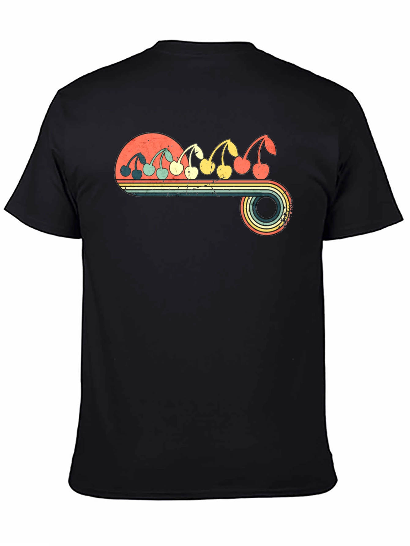 Retro Cherry Graphic T-Shirt