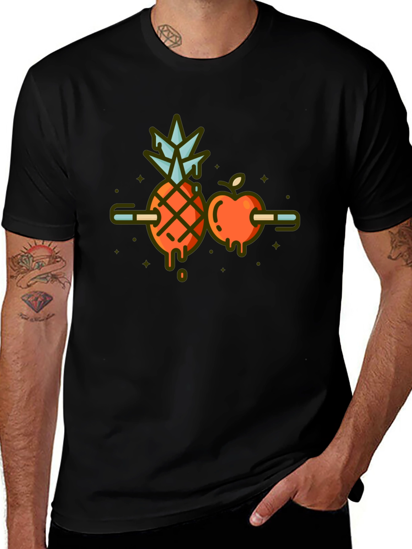 Fruit Skewer Graphic Tee