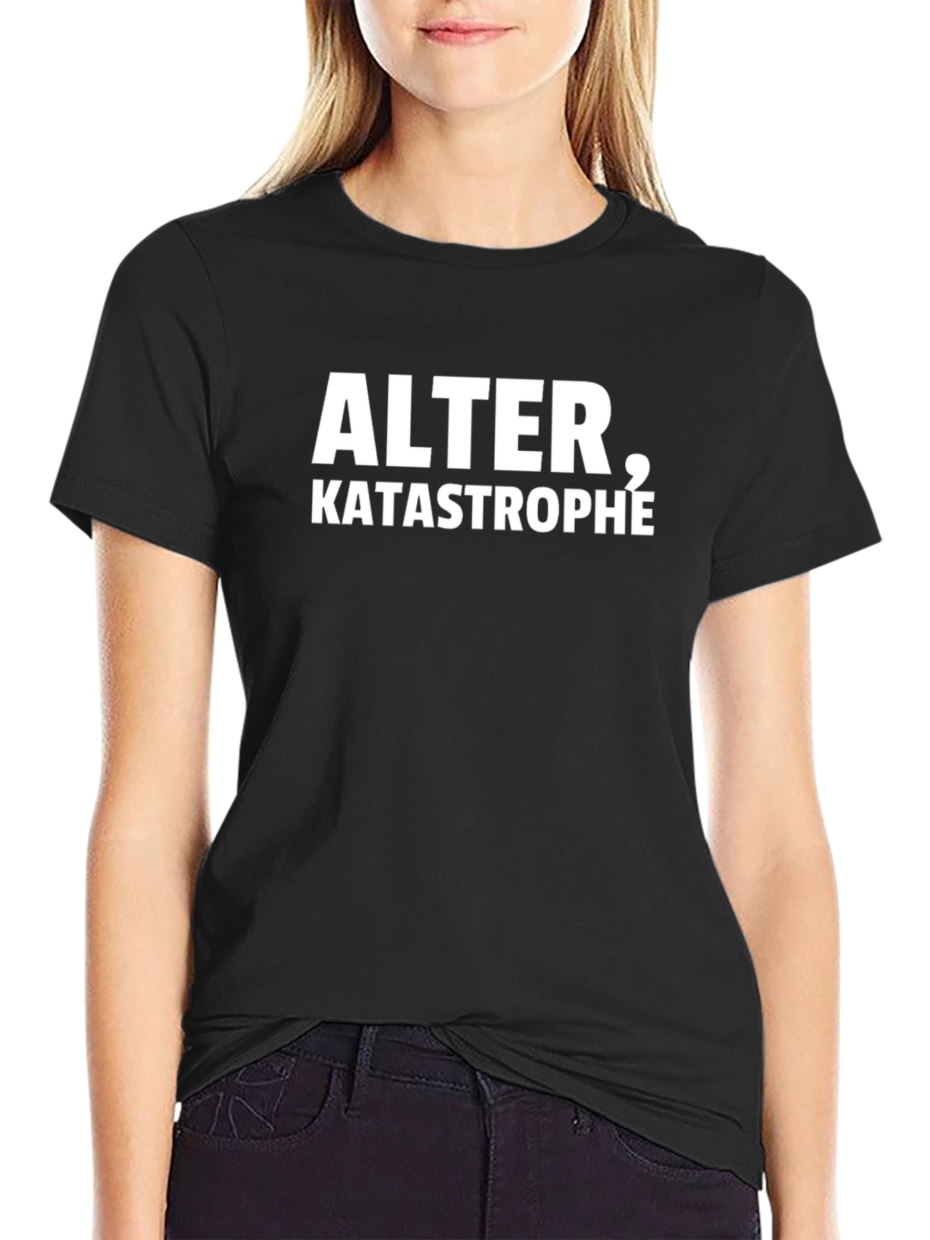 Alter Katastrophe T-Shirt - Black Crew Neck