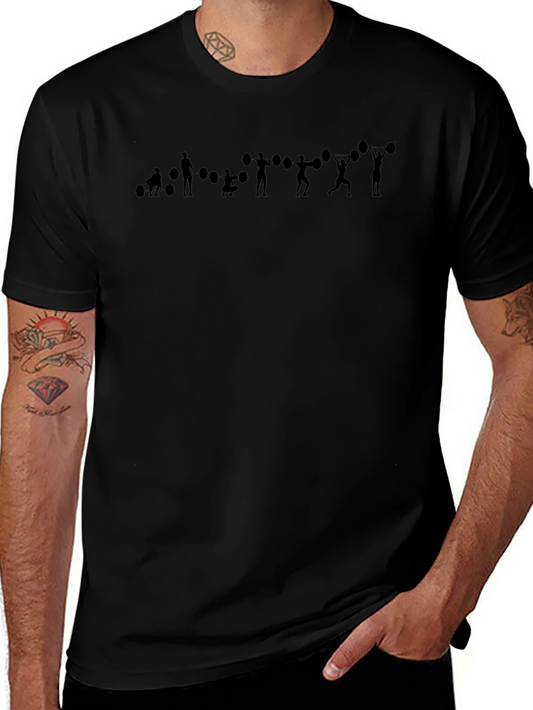 Weightlifting Evolution Black T-Shirt