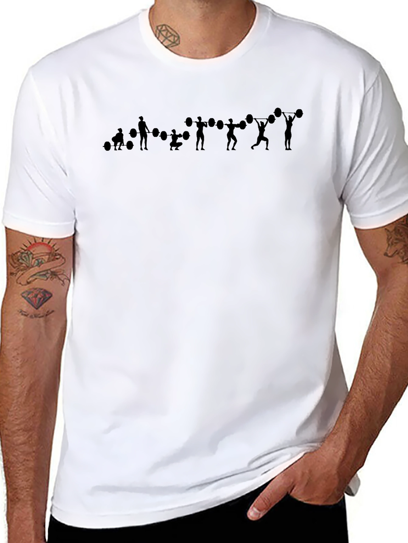 Weightlifting Evolution Black T-Shirt