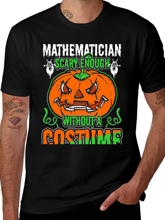 Mathematician Halloween T-Shirt - Scary Costume Tee