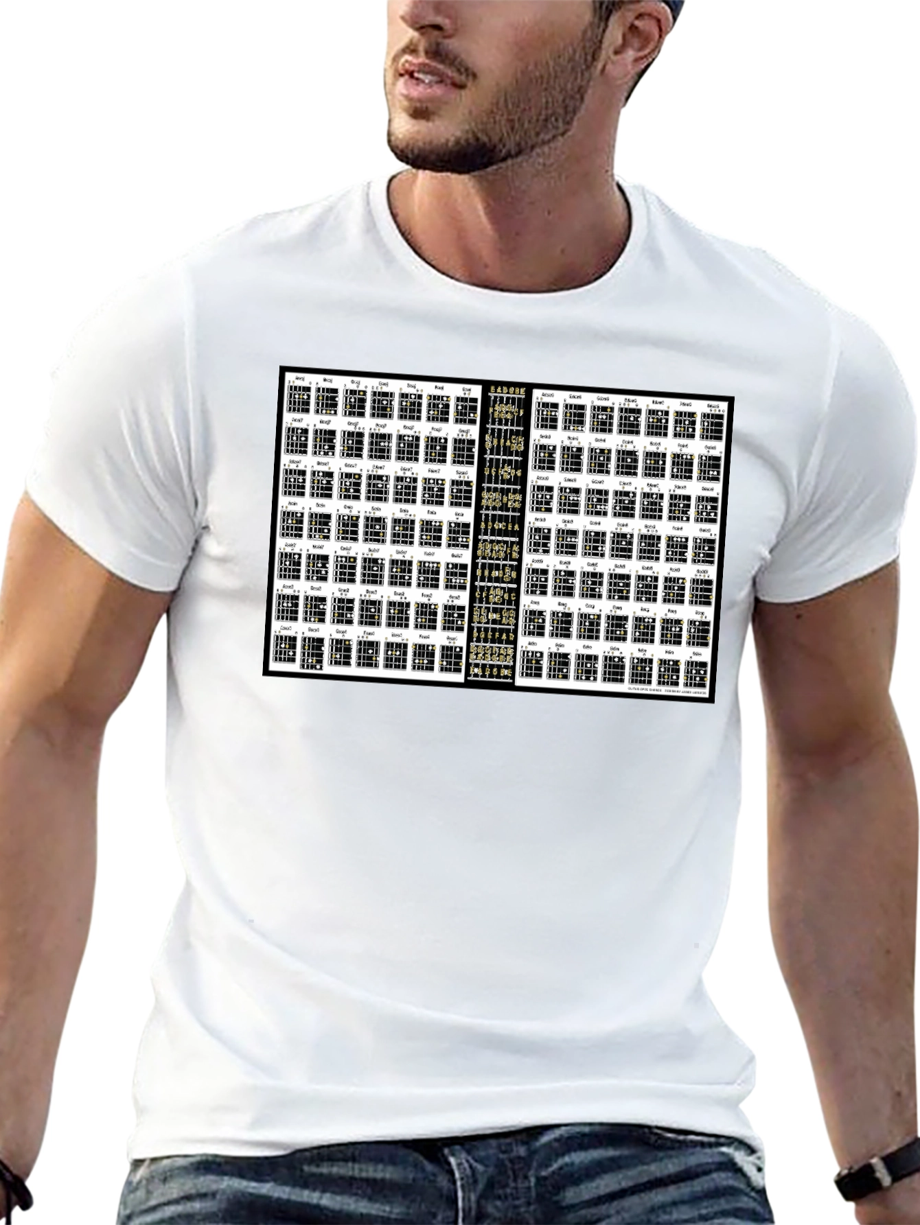 Guitar Chords T-Shirt - Music Lover Apparel