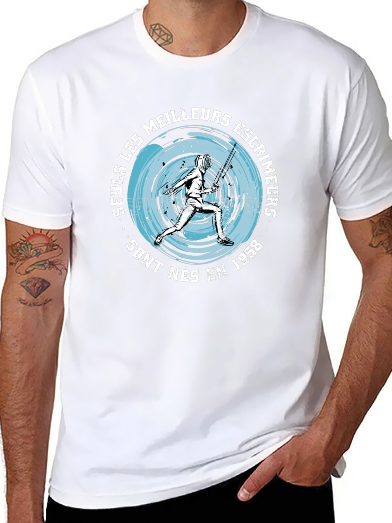 Fencing T-Shirt: Seuls Les Meilleurs Escrimeurs