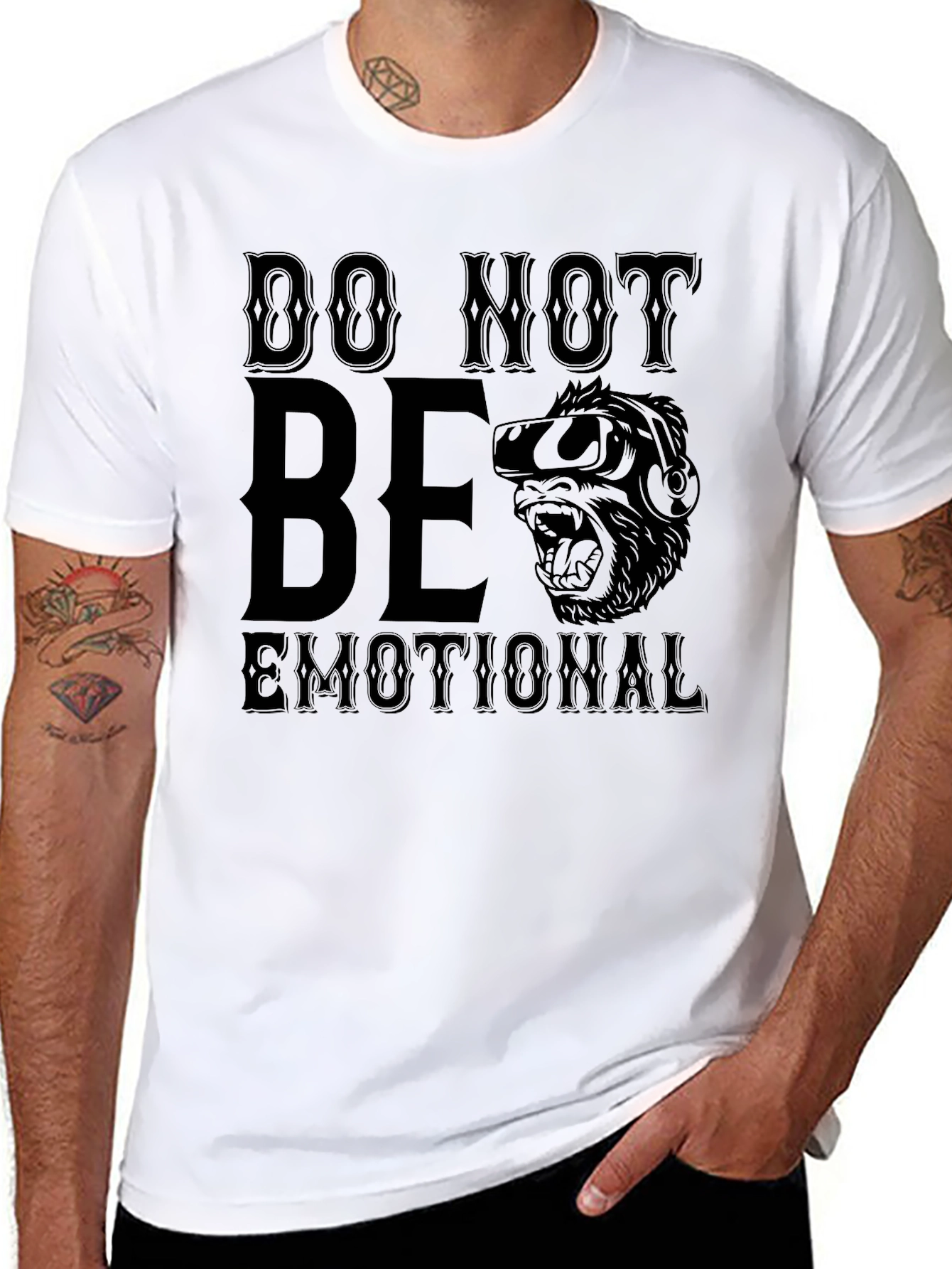 Do Not Be Emotional Gorilla T-Shirt