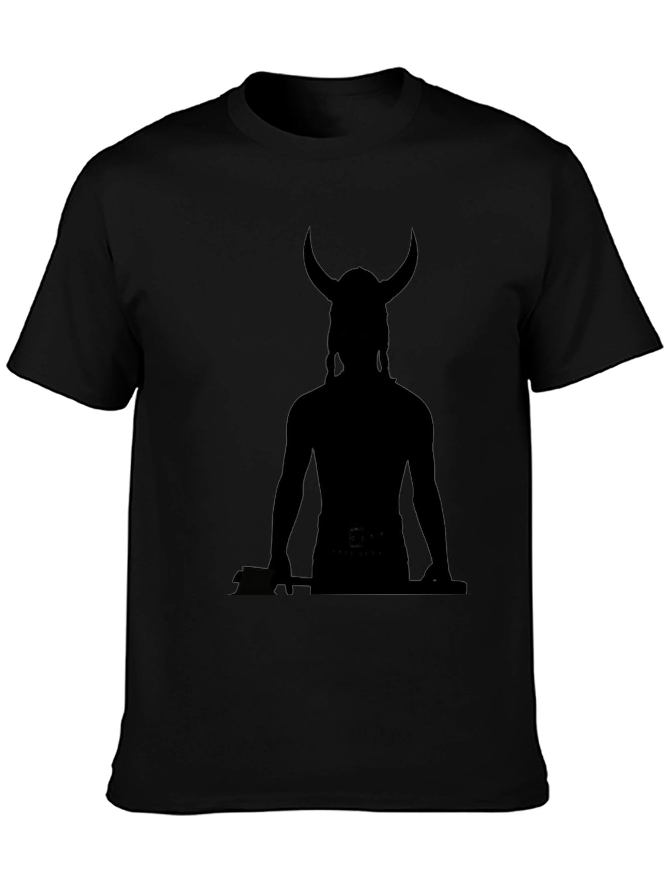 Viking Silhouette Black T-Shirt