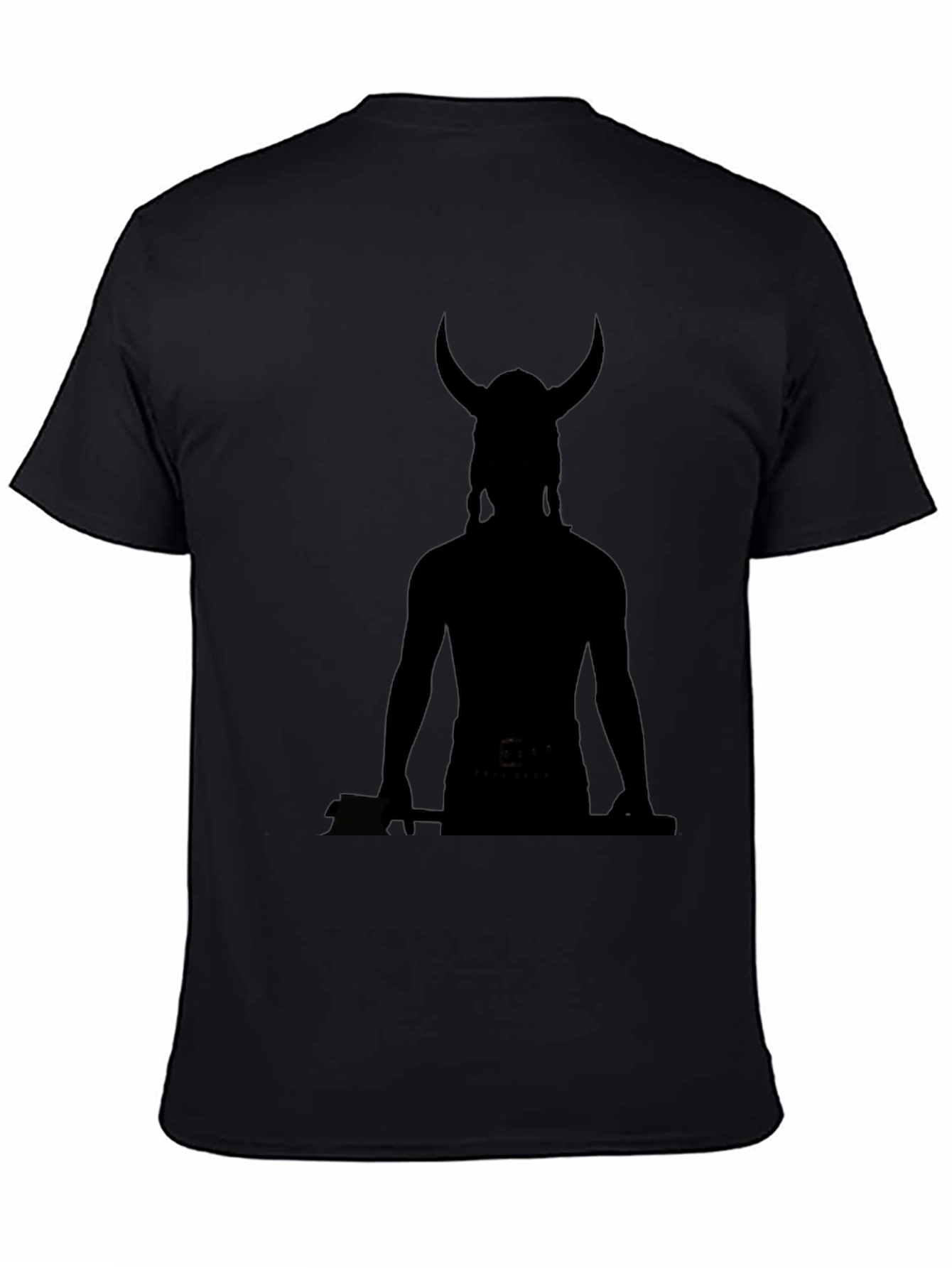 Viking Silhouette Black T-Shirt