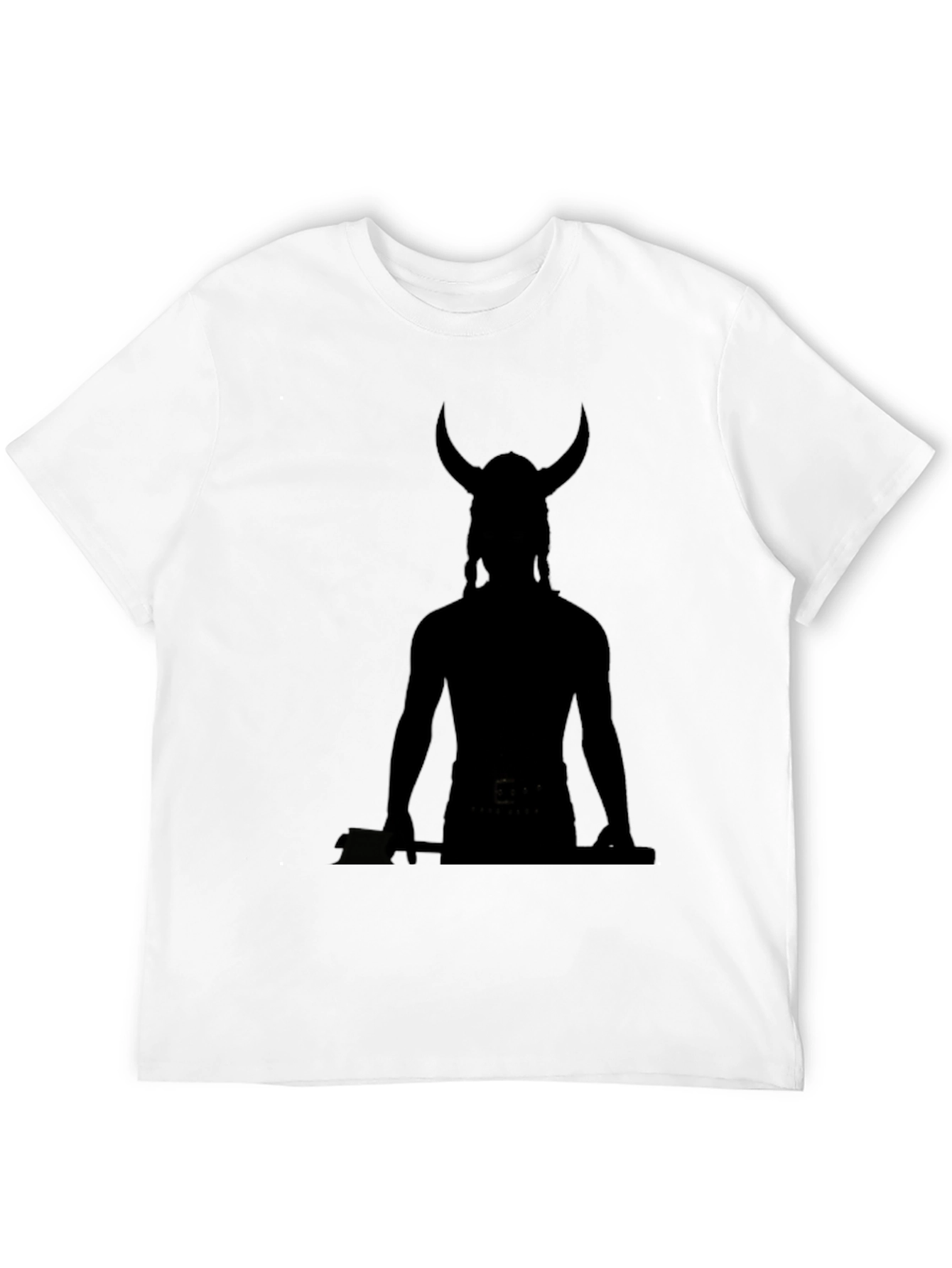 Viking Silhouette Black T-Shirt
