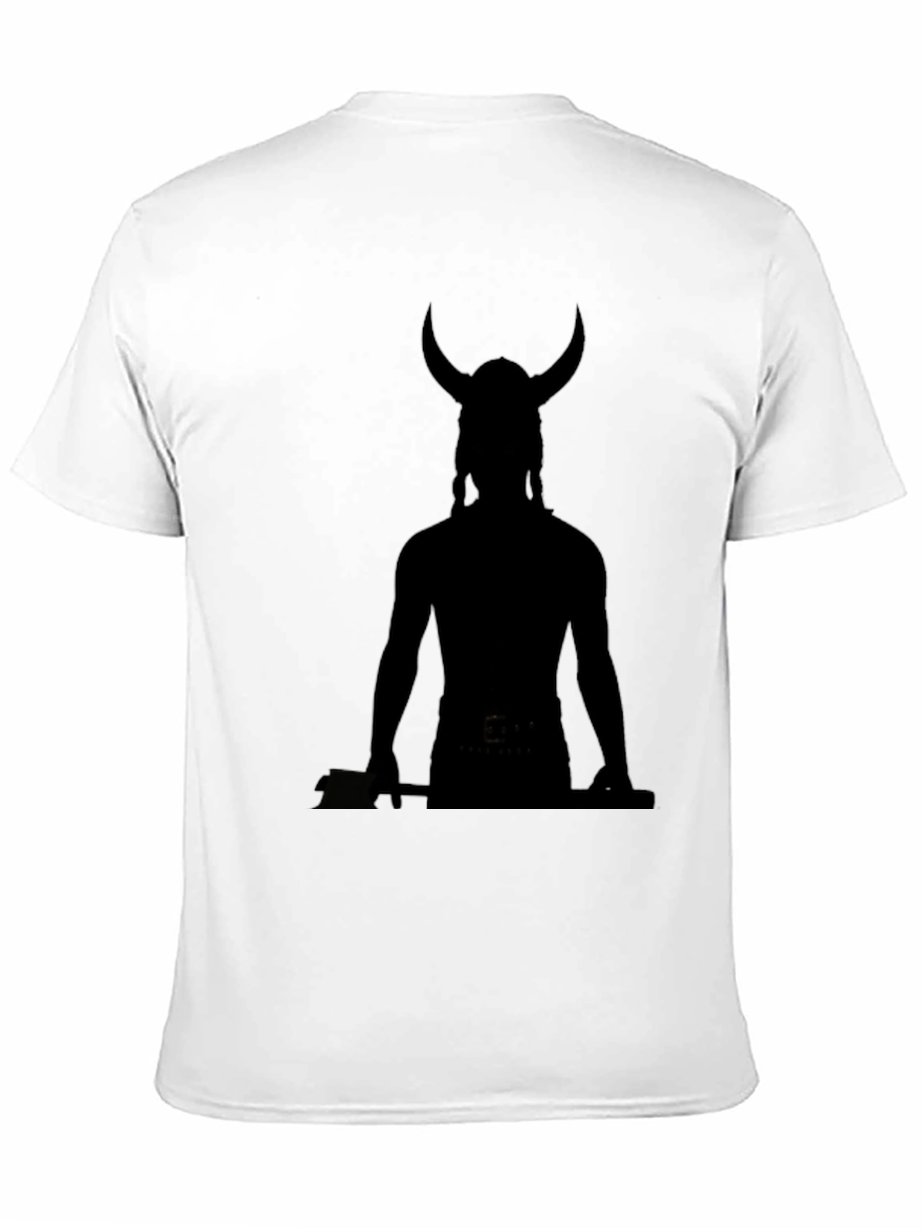 Viking Silhouette Black T-Shirt
