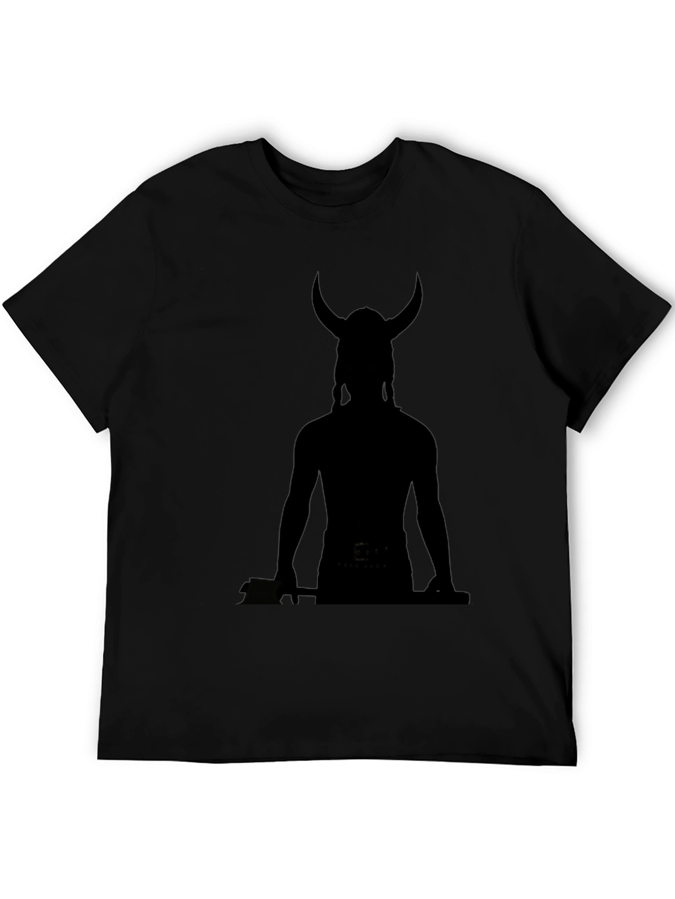 Viking Silhouette Black T-Shirt
