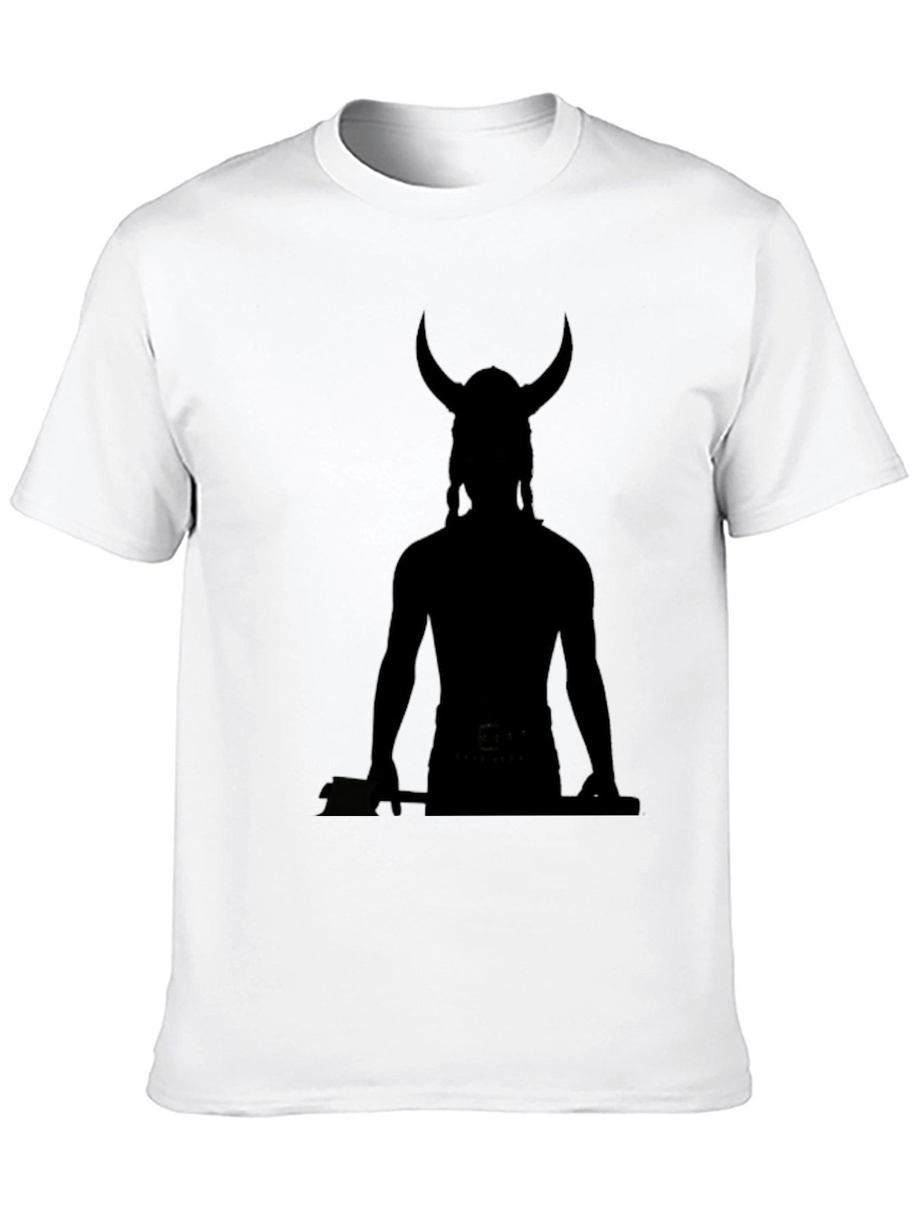 Viking Silhouette Black T-Shirt