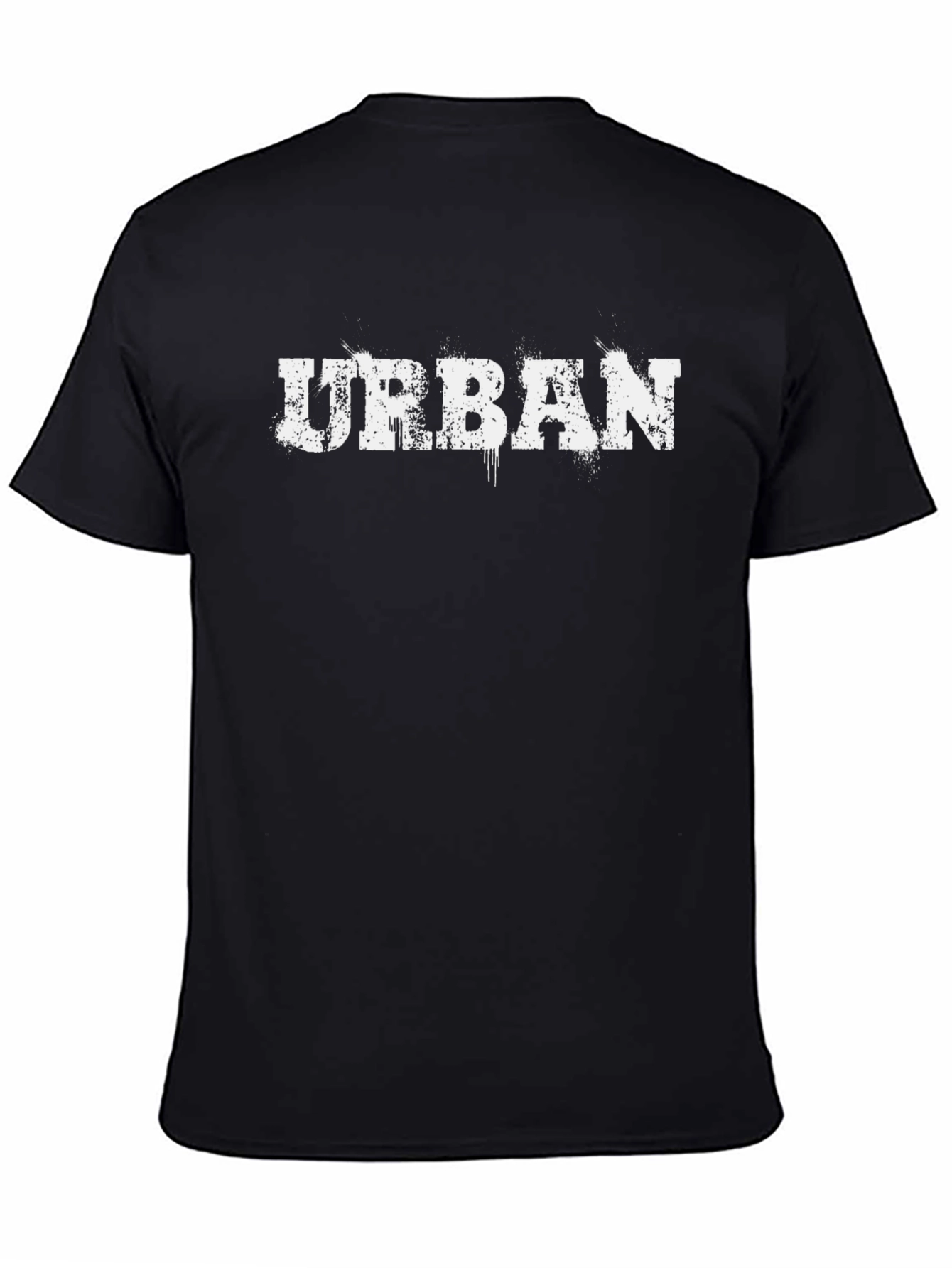 Urban Graphic T-Shirt - Stylish Black Tee
