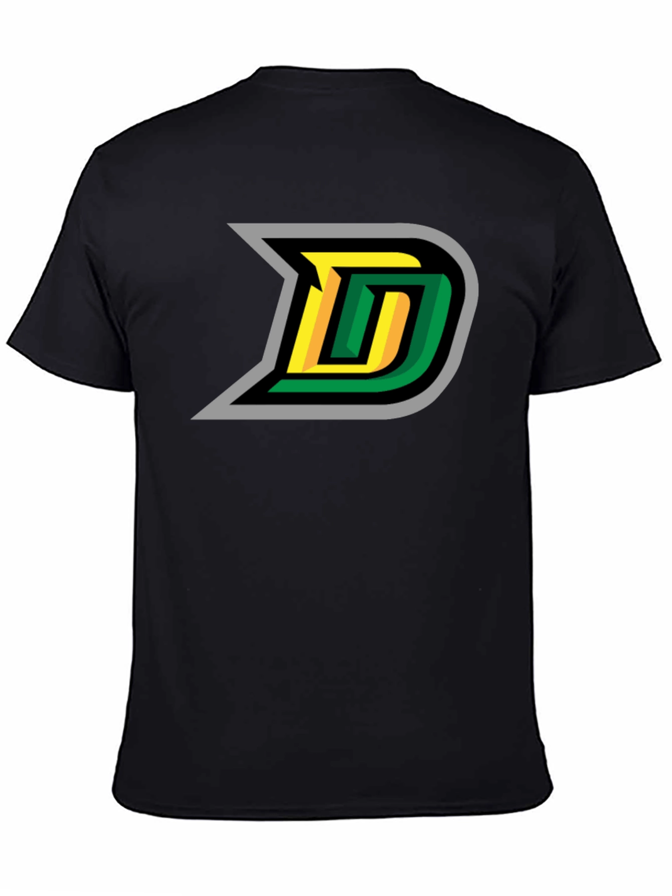 Retro D Logo Black T-Shirt