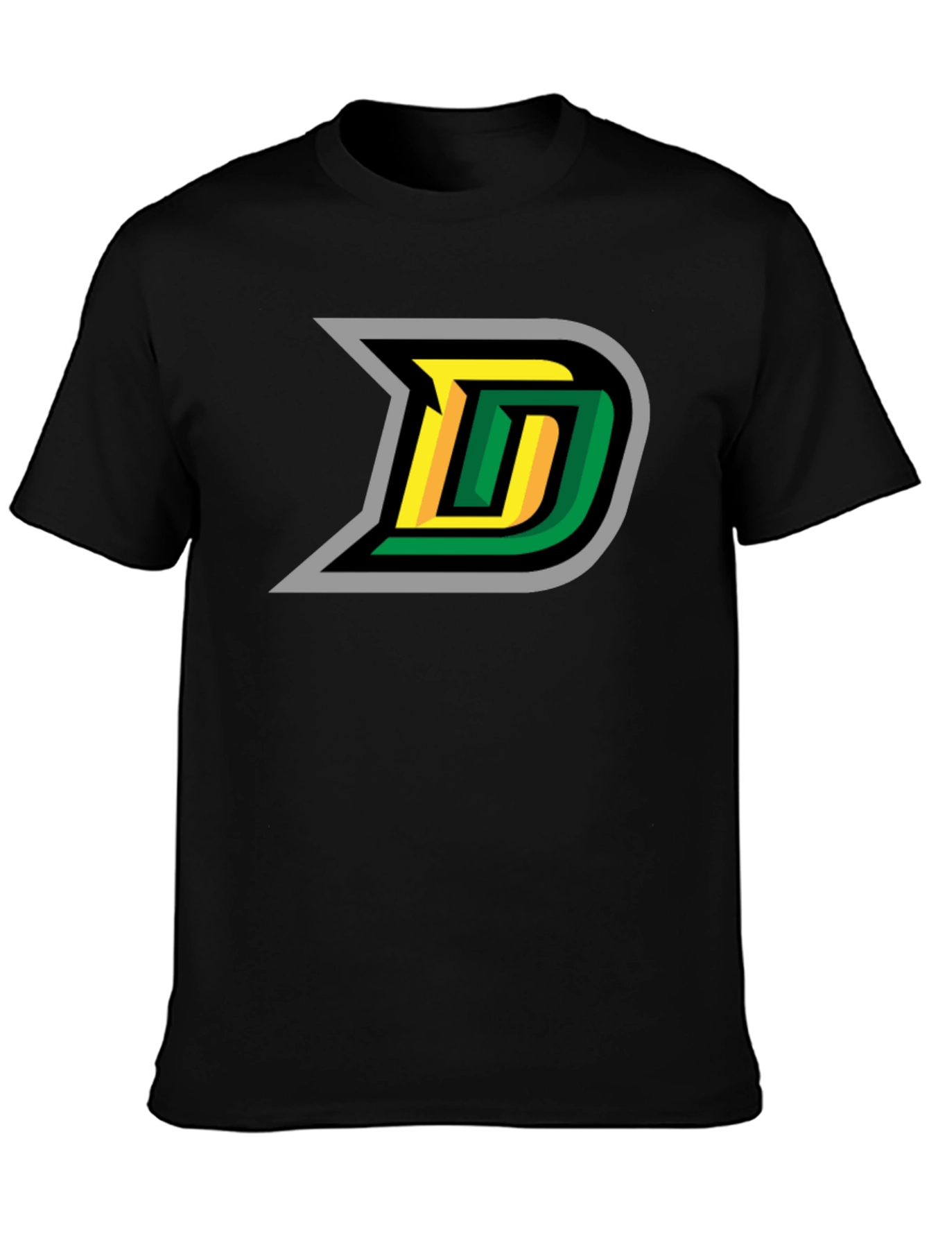 Retro D Logo Black T-Shirt