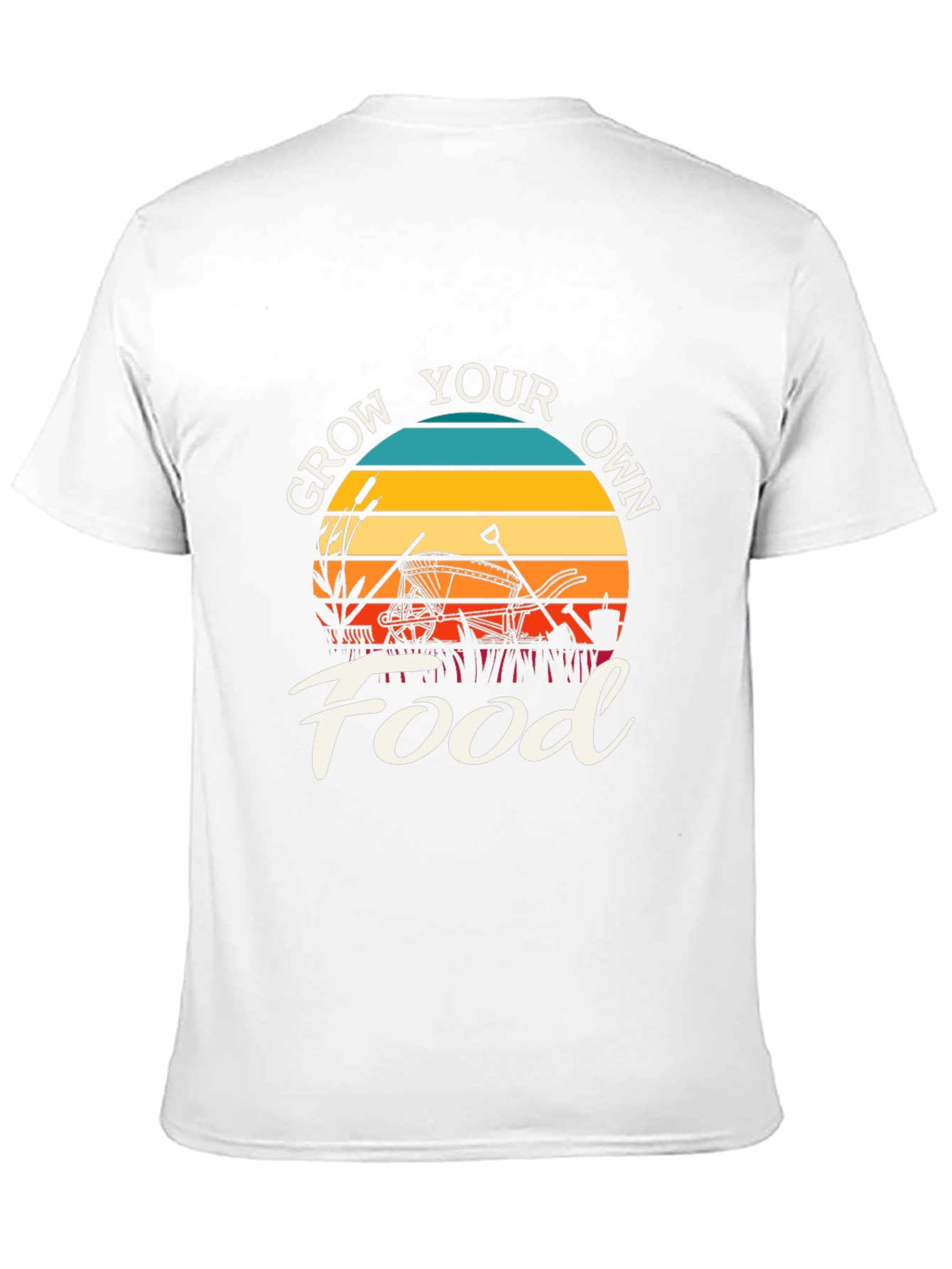 Grow Your Own Food T-Shirt: Retro Garden Tee
