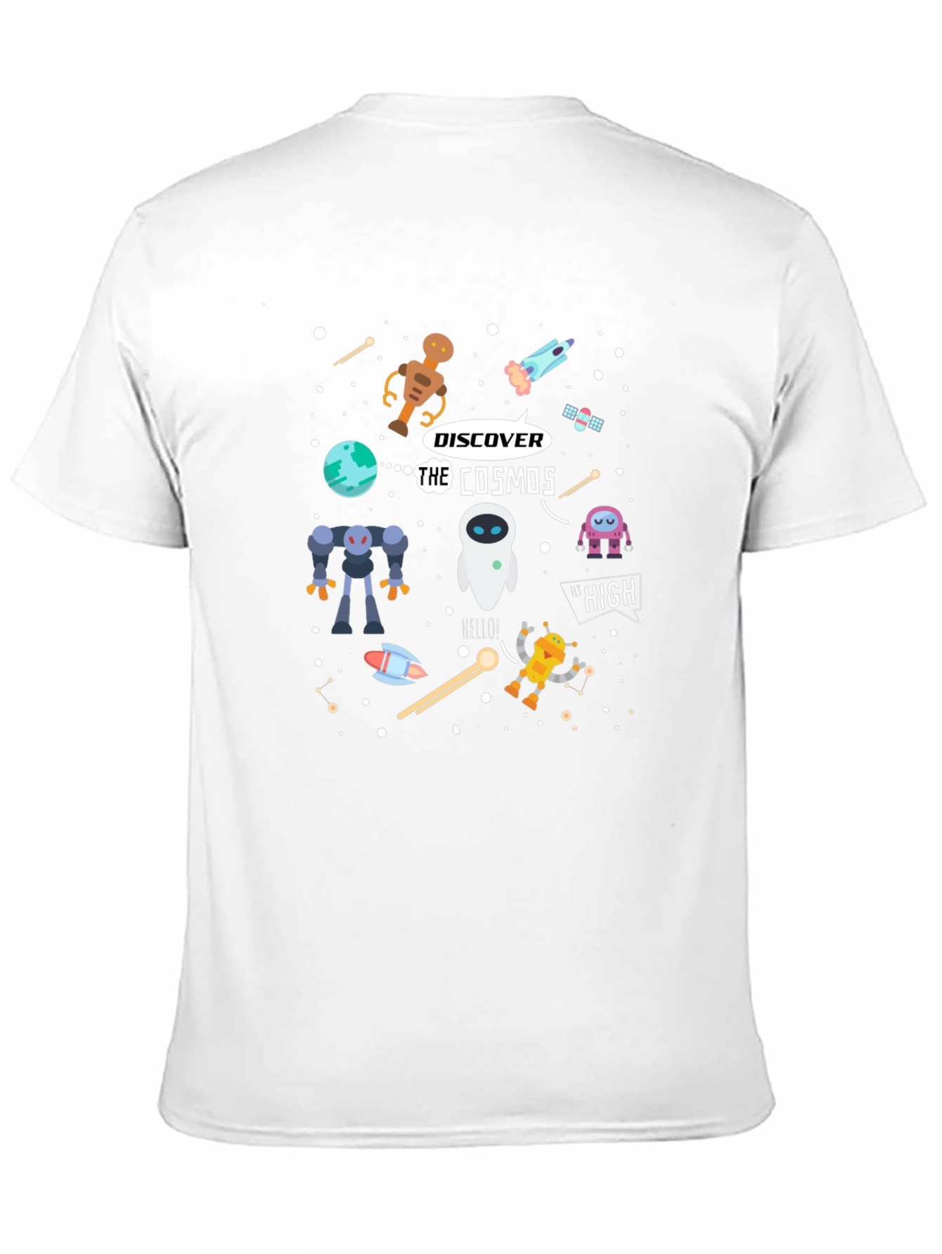 Cosmos Graphic T-Shirt - Sci-Fi Universe Design