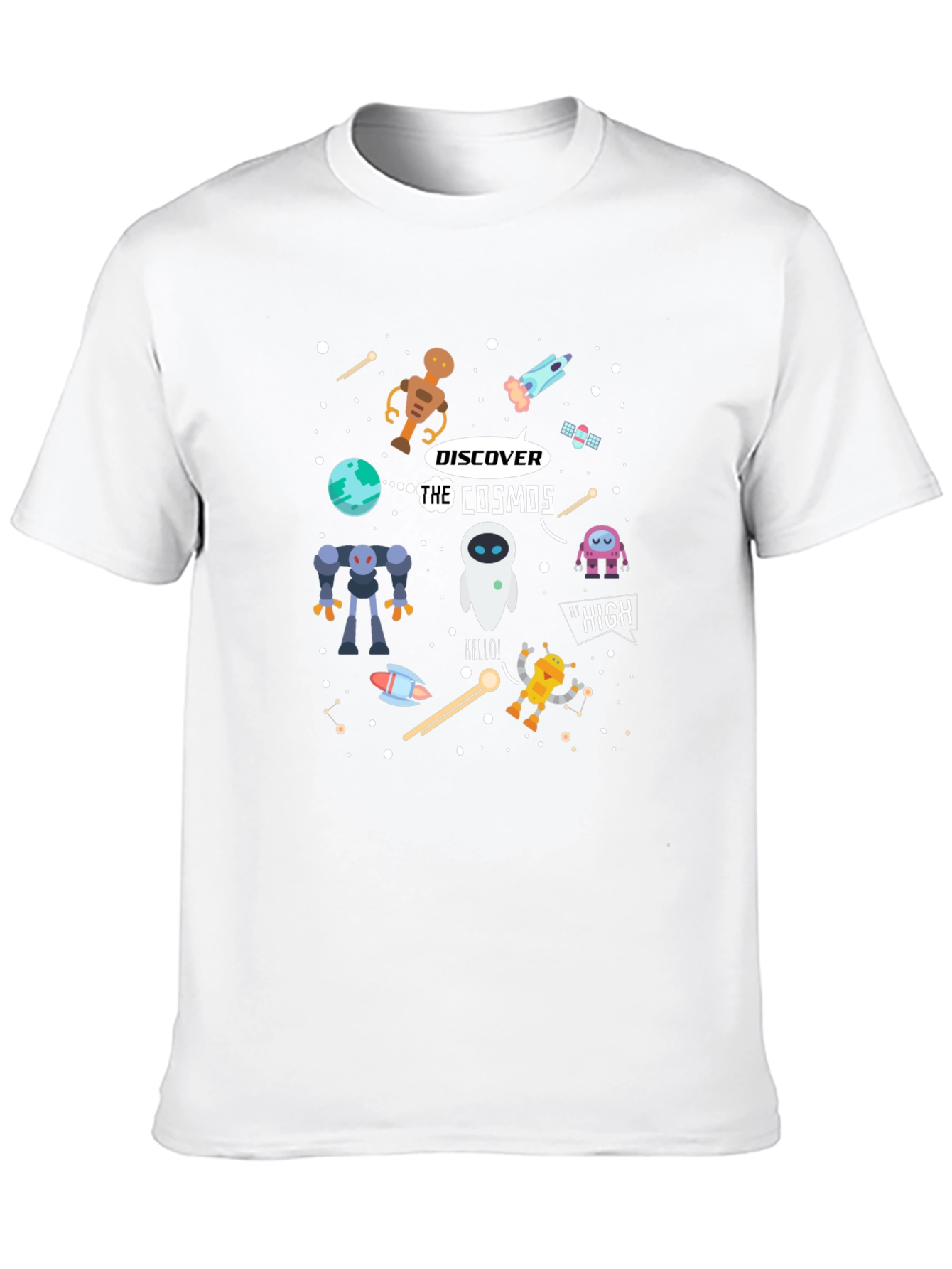 Cosmos Graphic T-Shirt - Sci-Fi Universe Design