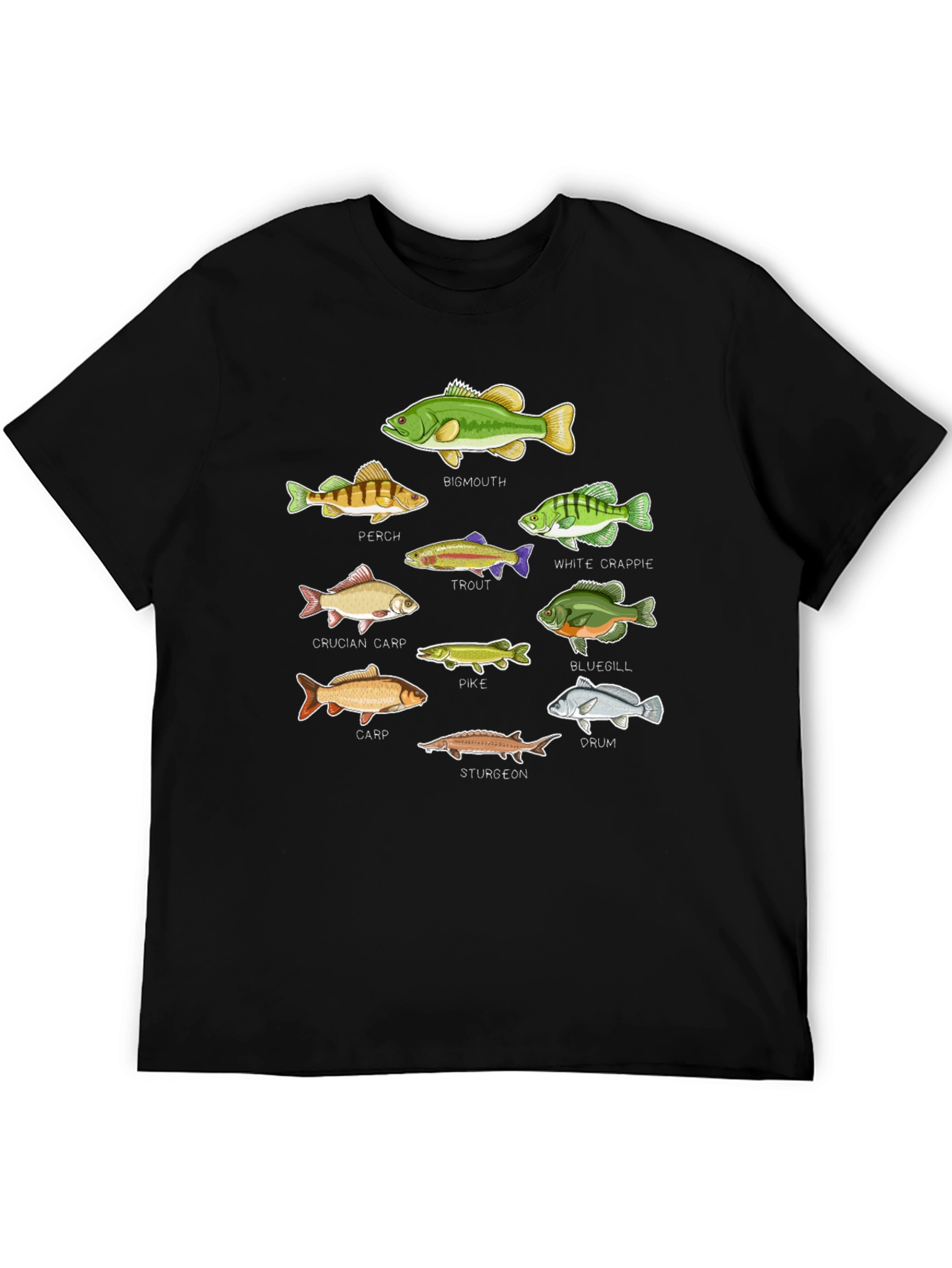 Fish Species Graphic T-Shirt