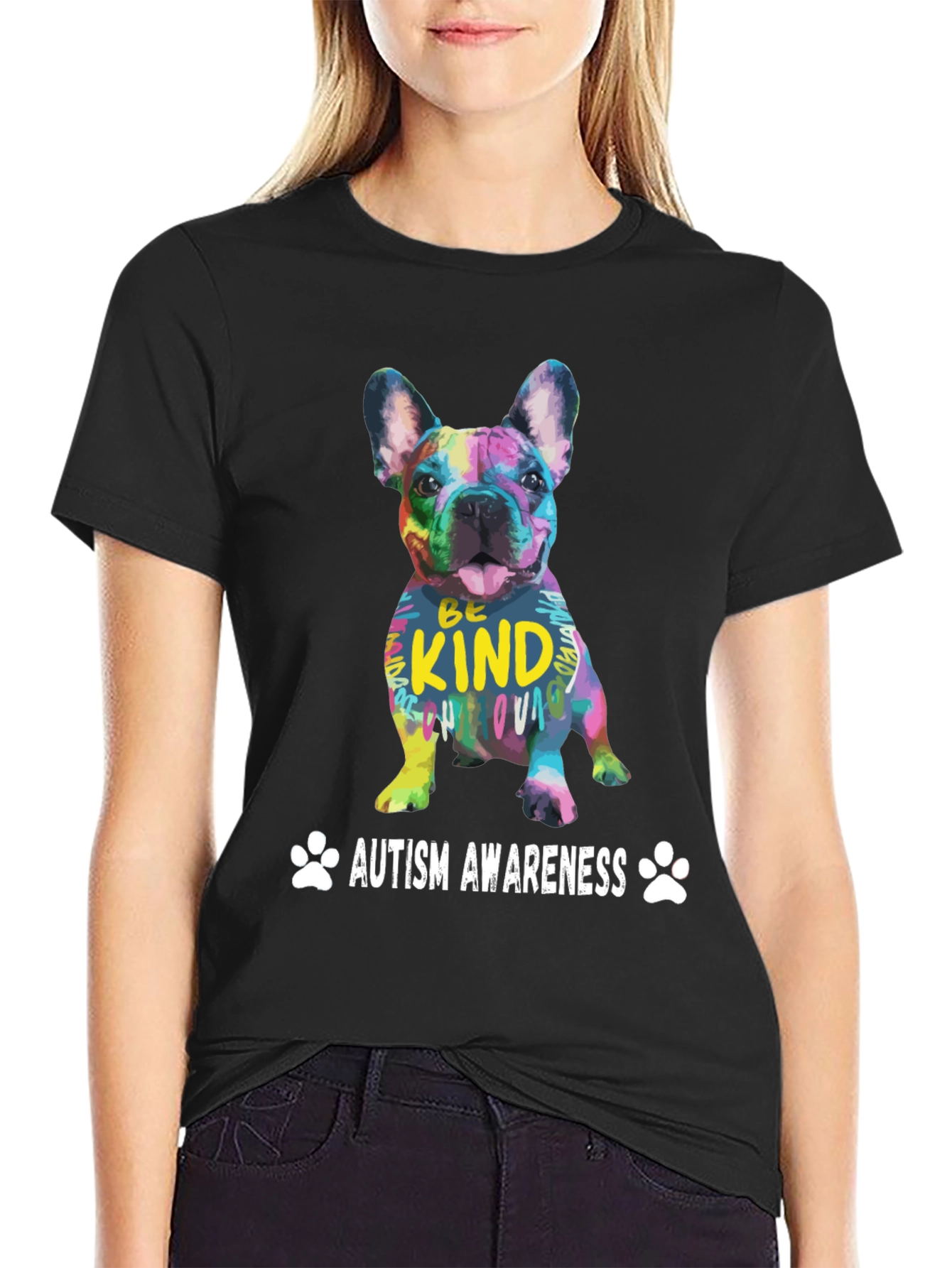 Autism Awareness Dog T-Shirt - Be Kind