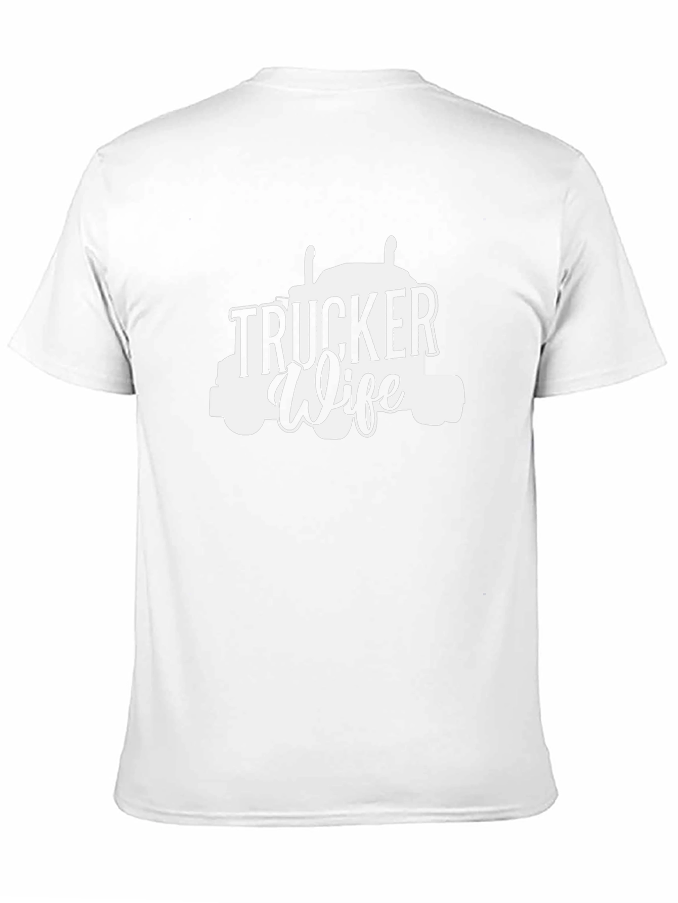Trucker Wife Graphic T-Shirt - Black