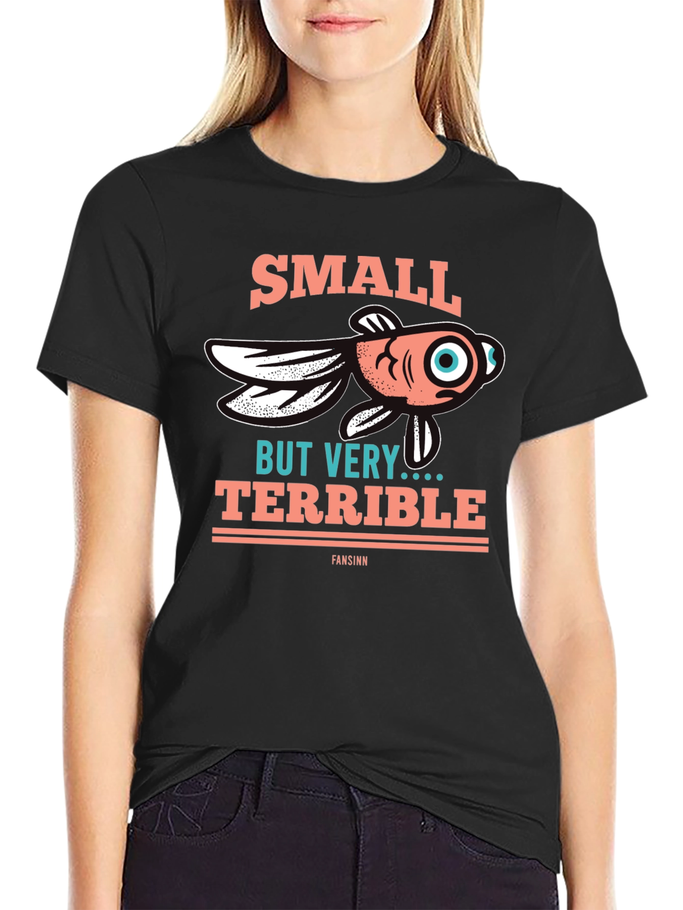 Small But Terrible Fish Graphic Tee