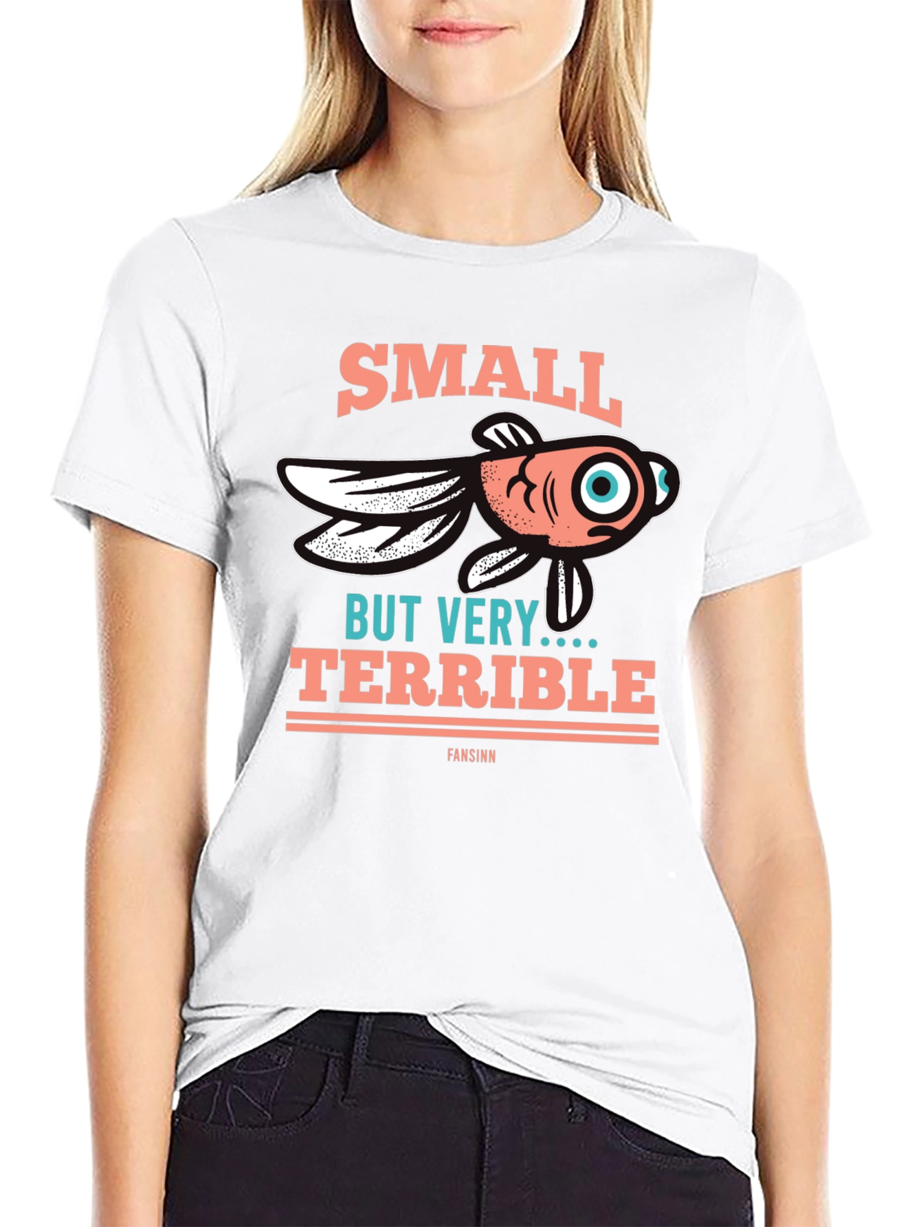 Small But Terrible Fish Graphic Tee