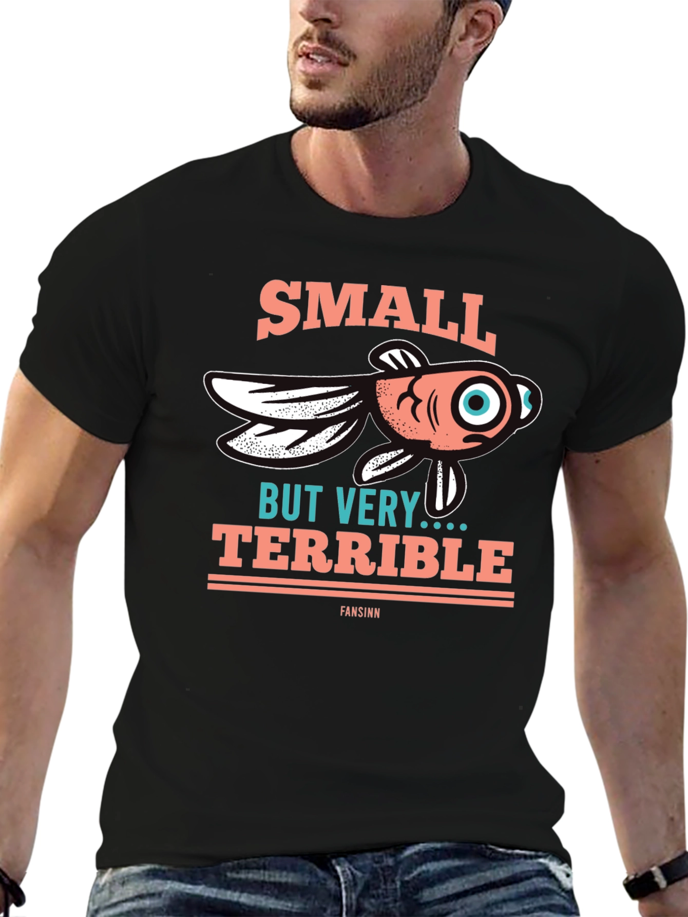 Small But Terrible Fish Graphic Tee