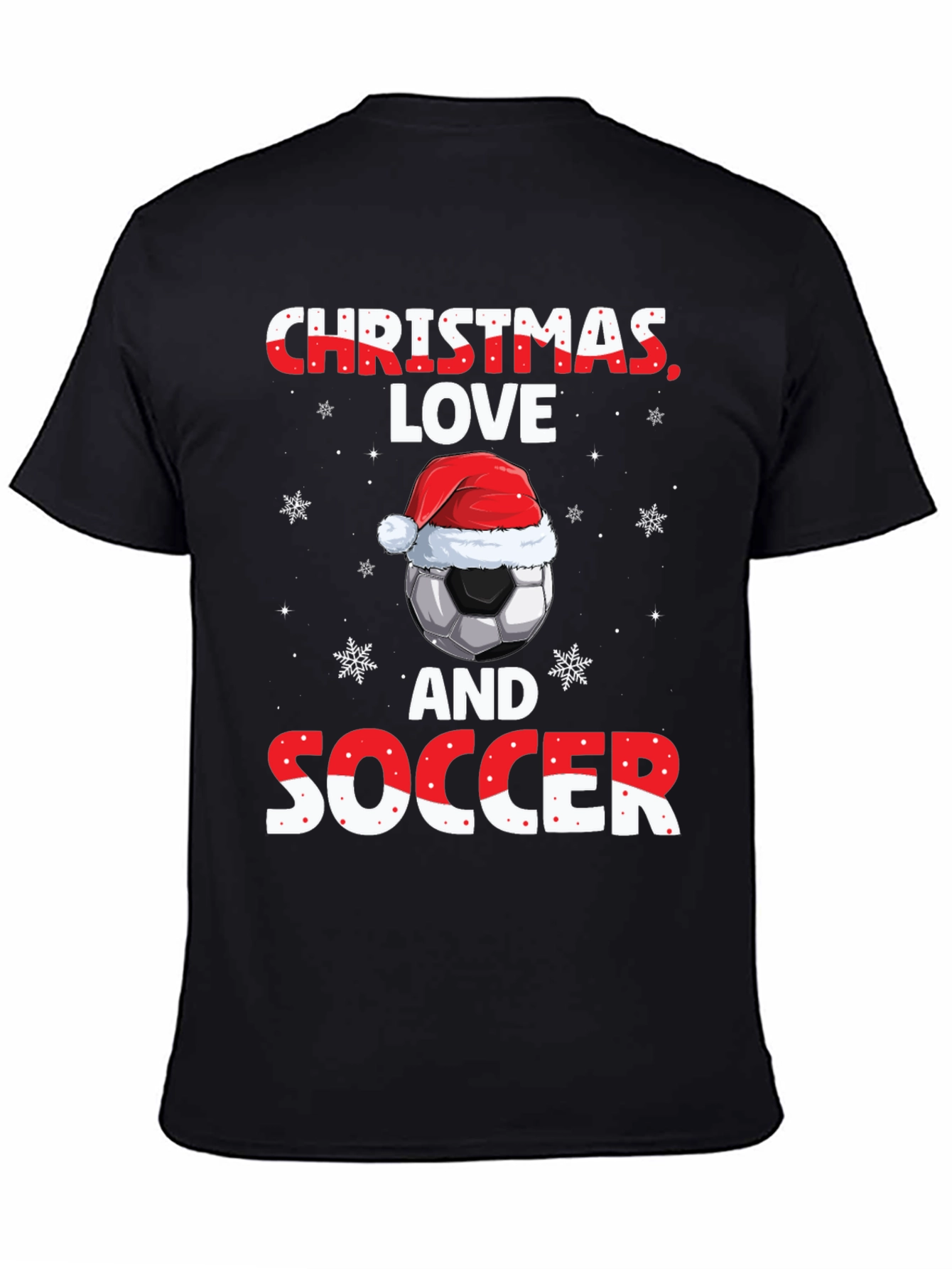 Christmas Love Soccer T-Shirt