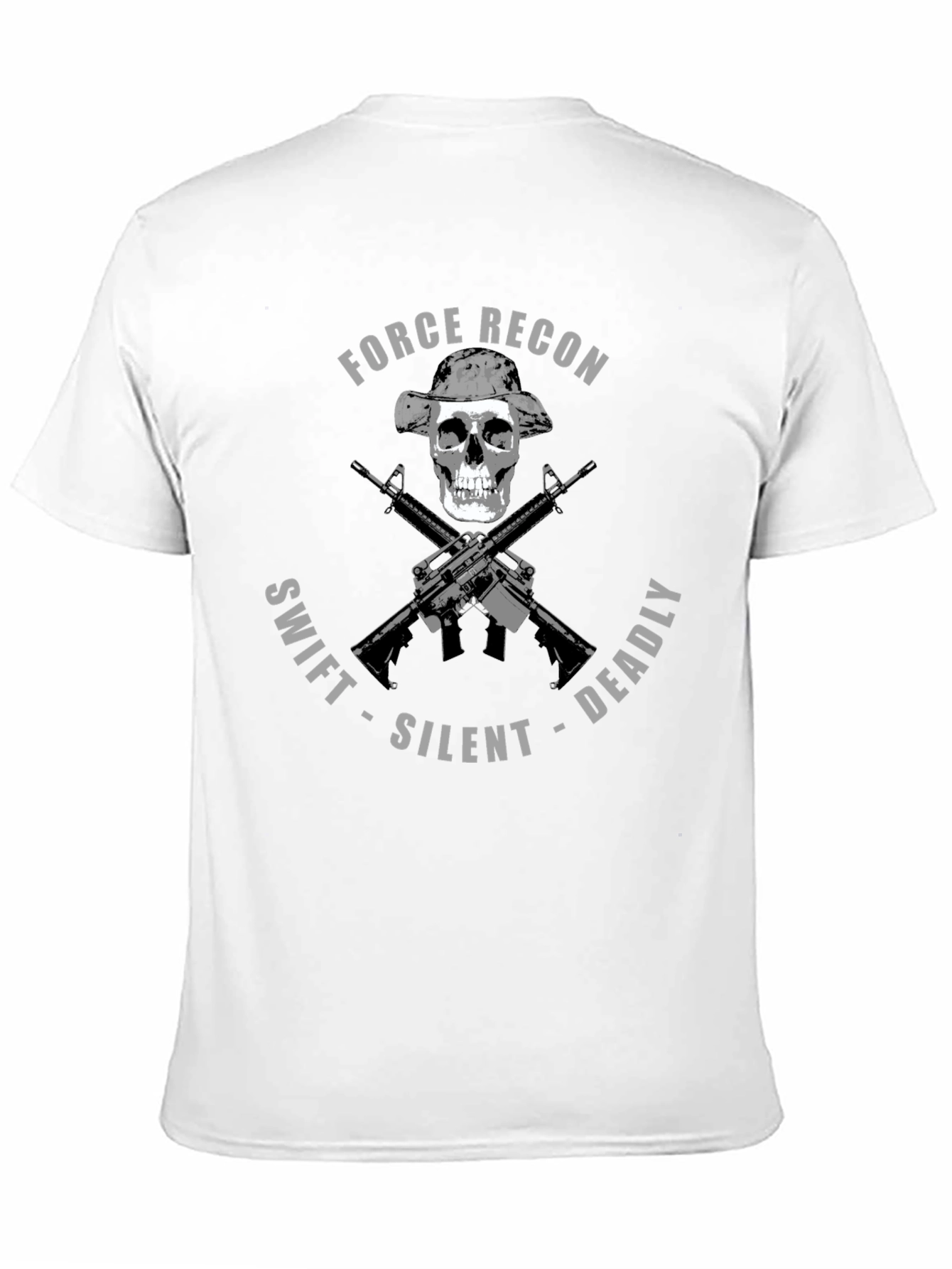 Force Recon Skull T-Shirt: Swift Silent Deadly Tee