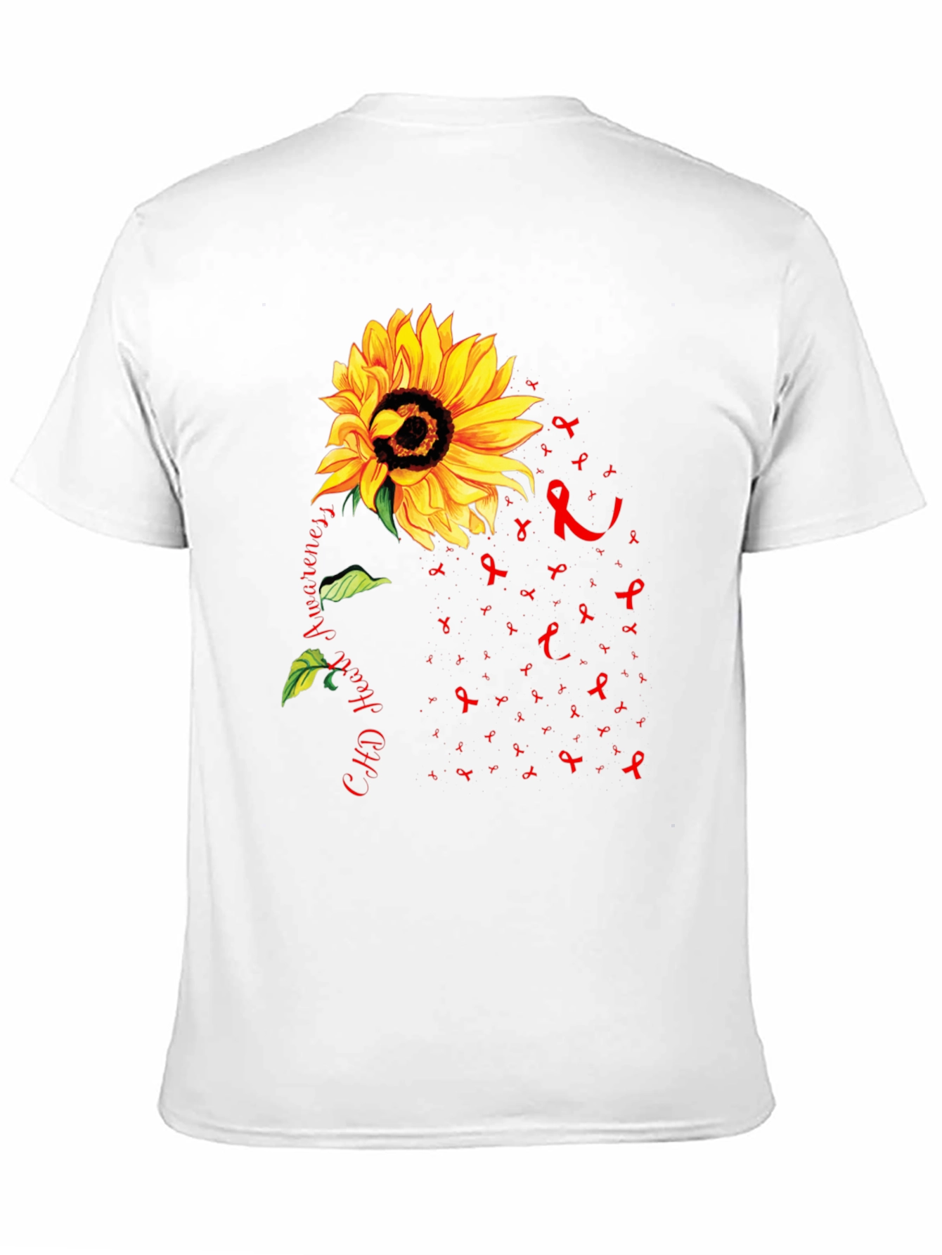 Sunflower CHD Heart Awareness T-Shirt