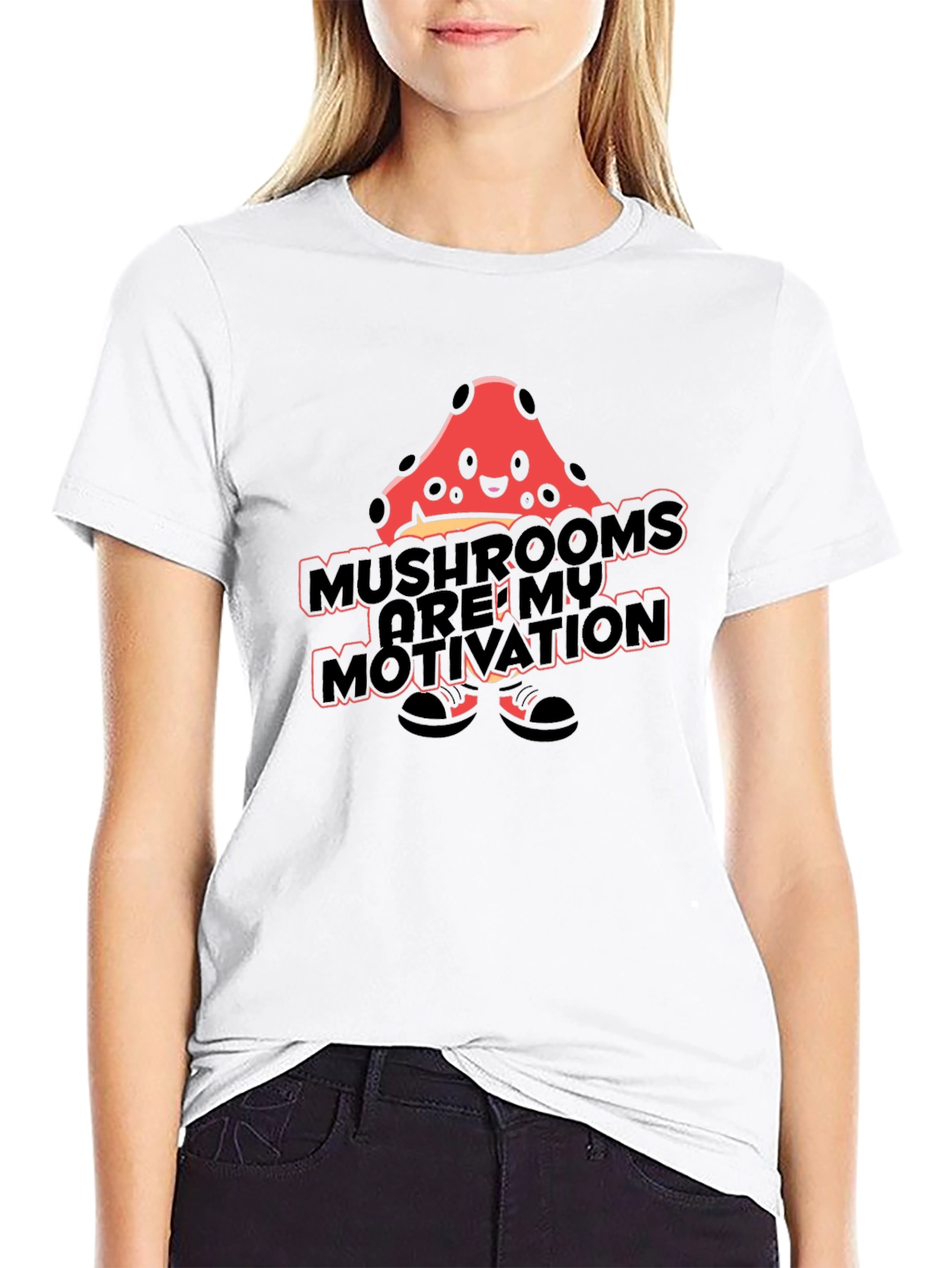 Mushroom Motivation T-Shirt - Funny Novelty Tee