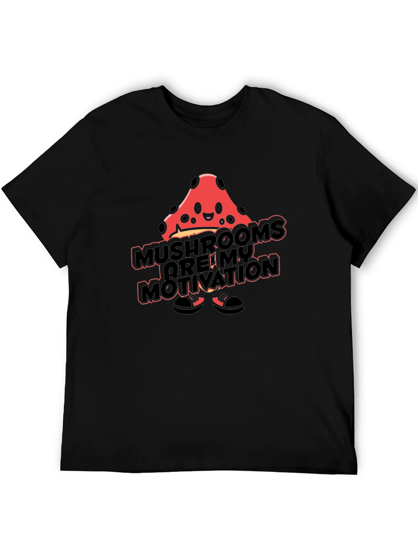 Mushroom Motivation T-Shirt - Funny Novelty Tee