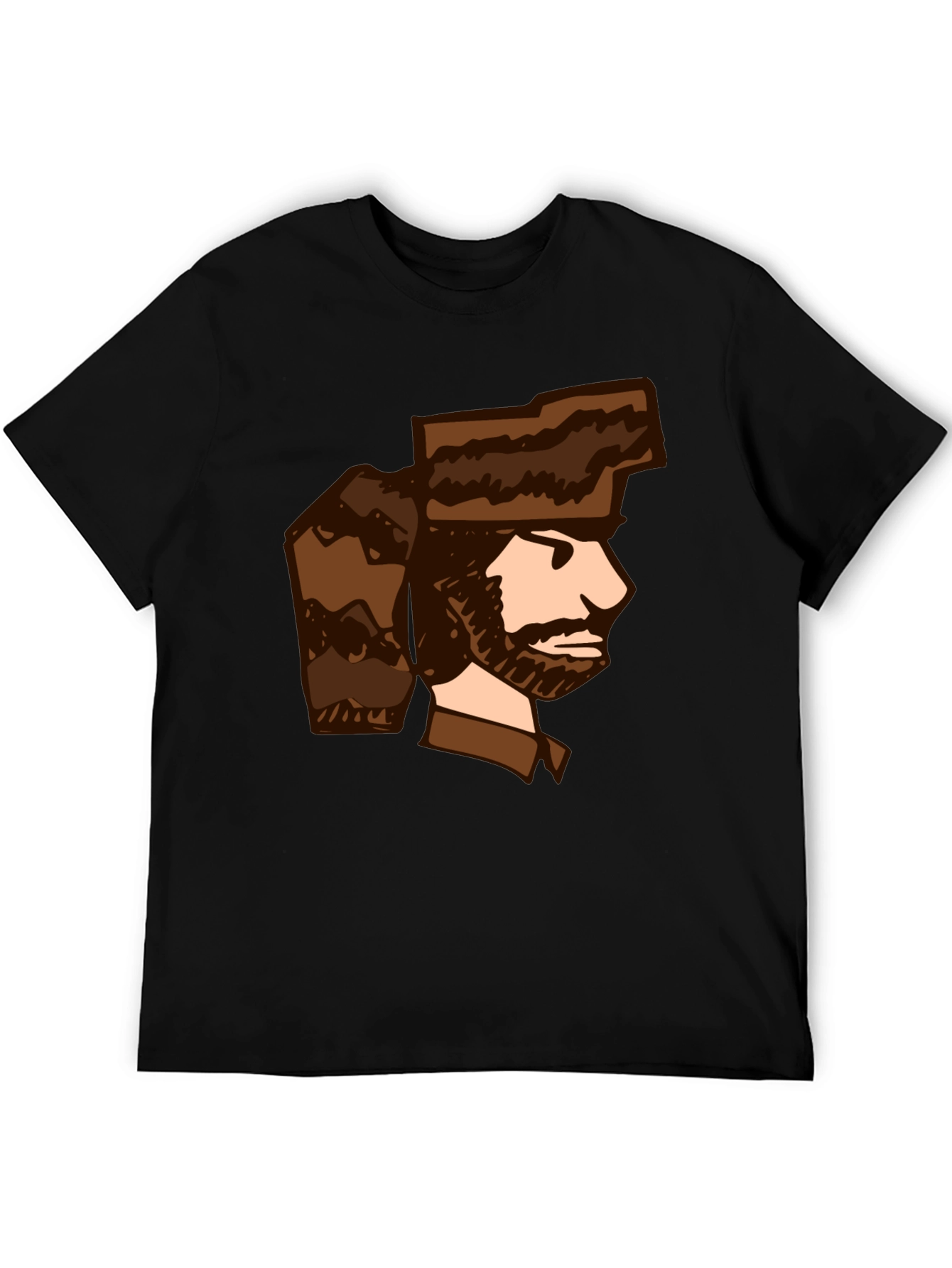 Cartoon Trapper T-Shirt - Unique Graphic Tee