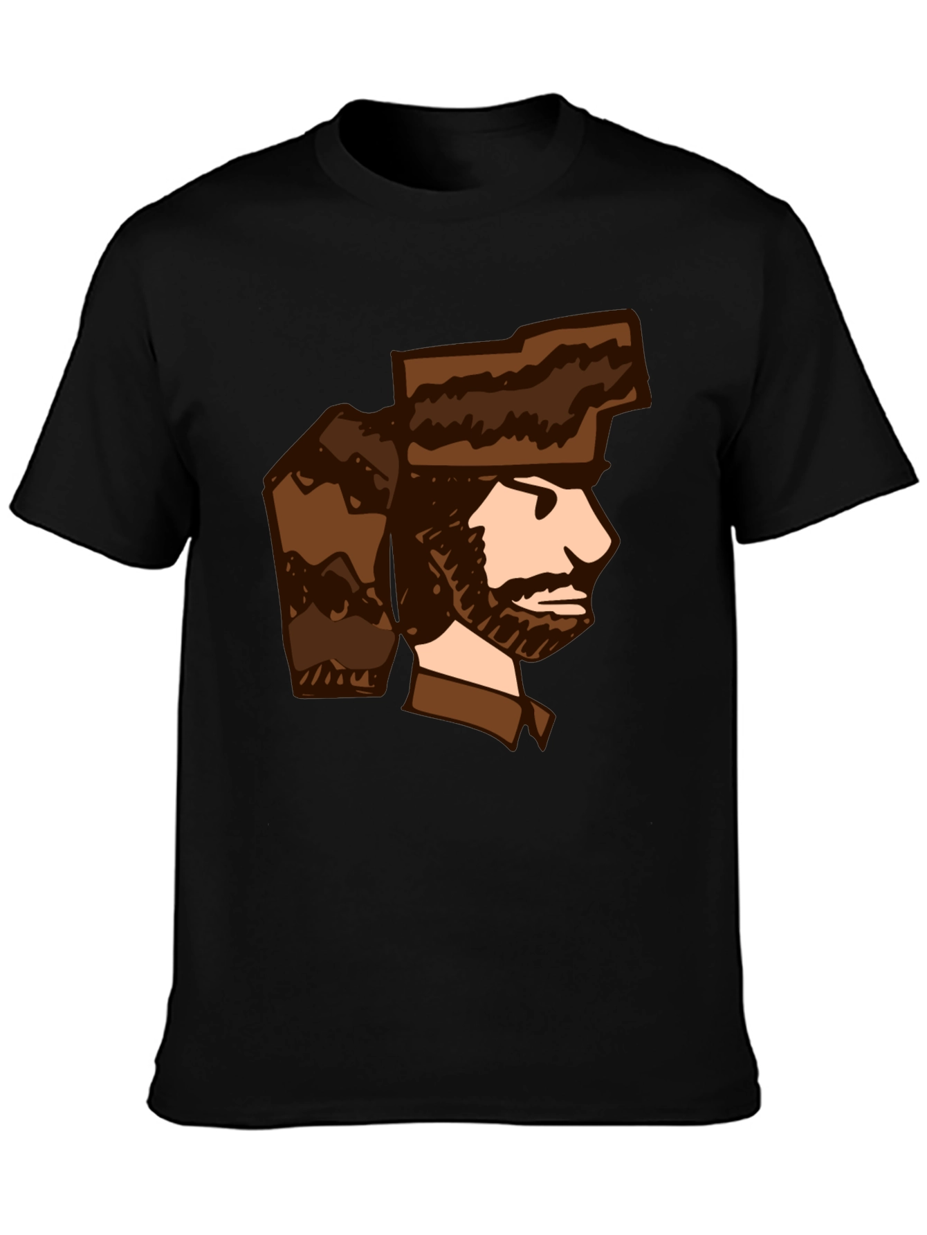 Cartoon Trapper T-Shirt - Unique Graphic Tee