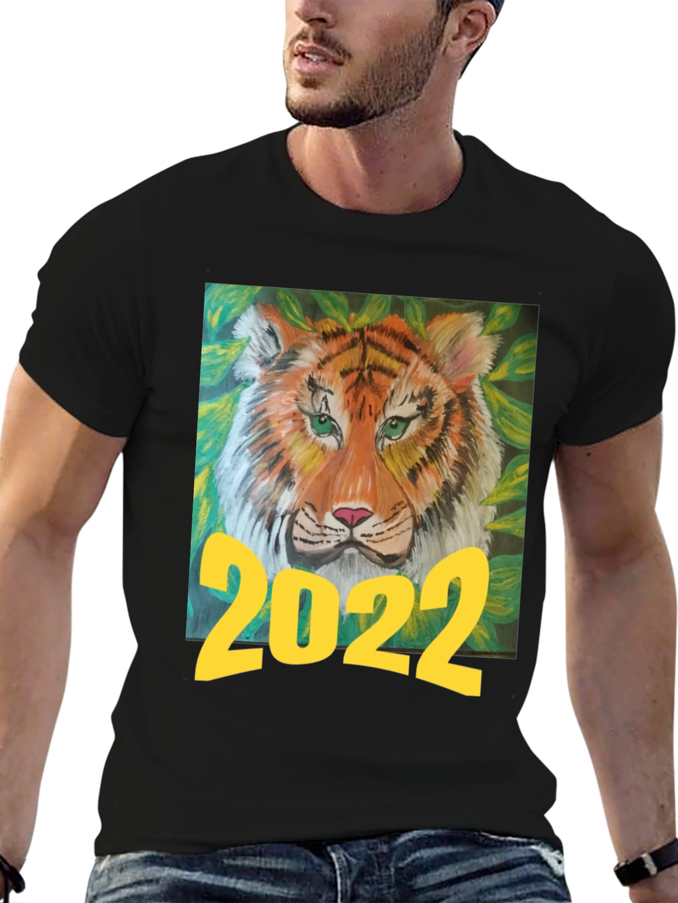 2022 Tiger Graphic T-Shirt - Black