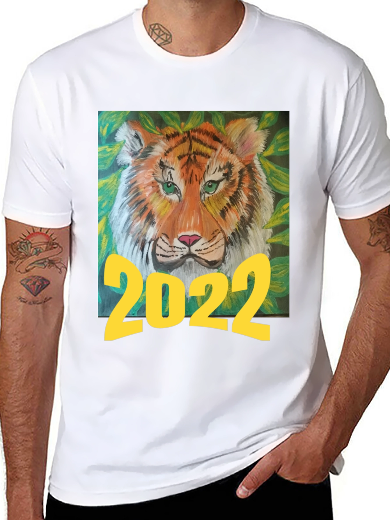 2022 Tiger Graphic T-Shirt - Black