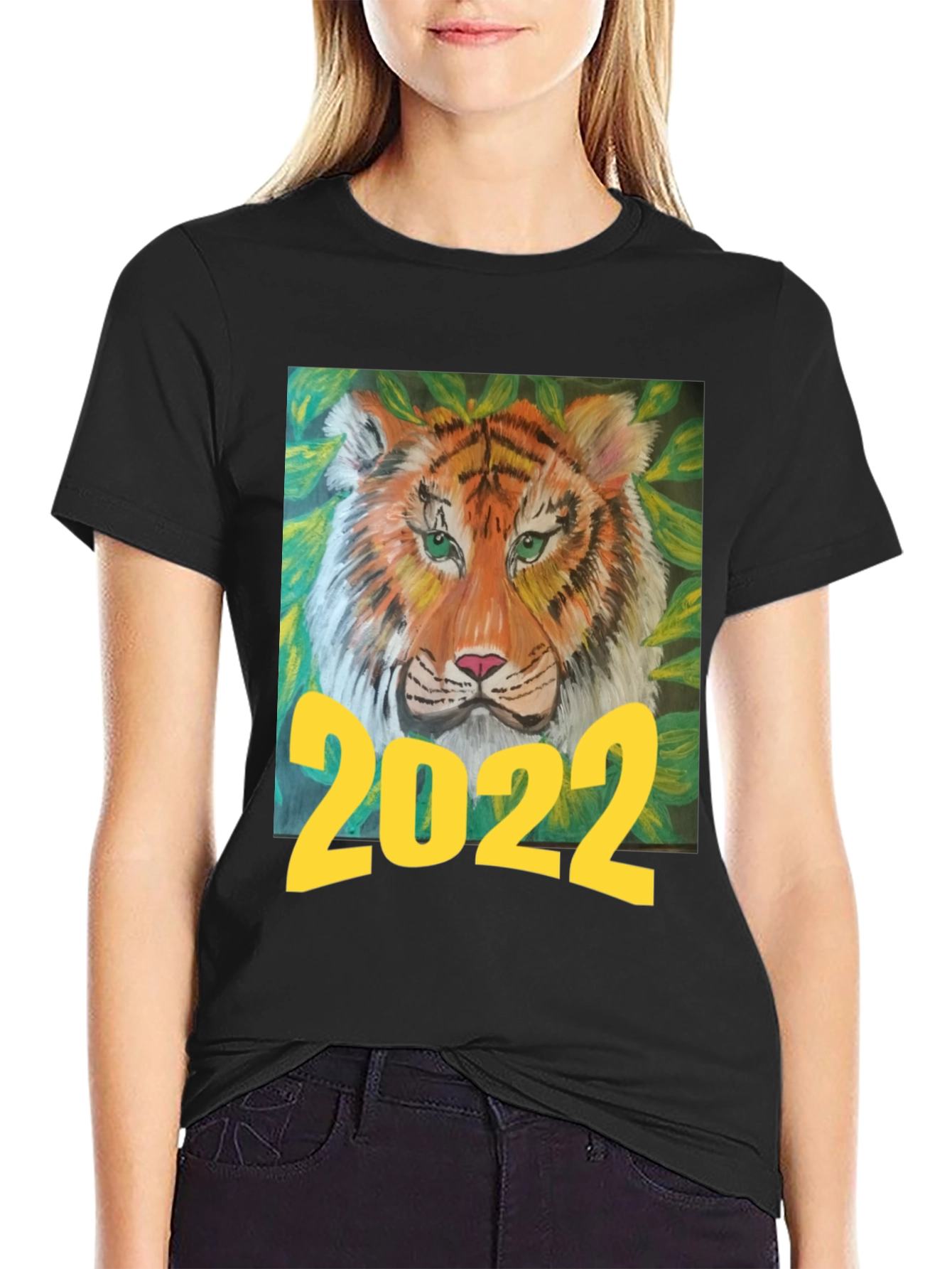 2022 Tiger Graphic T-Shirt - Black